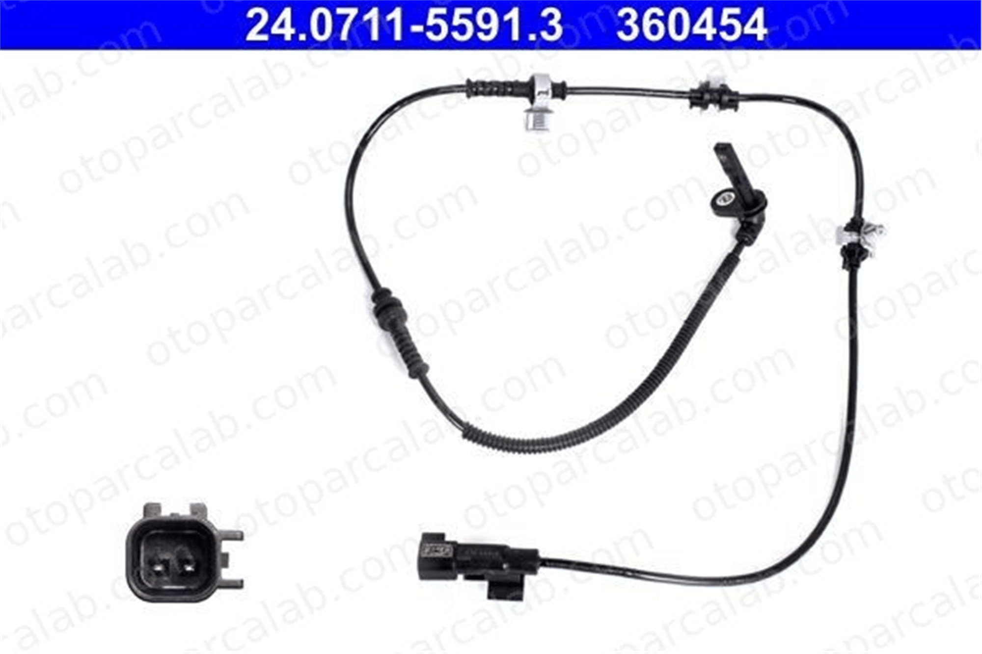 ATE 24.0711-5591.3 Abs Sensörü Ön Sağ veya Sol OPEL ASTRA K ASTRA K Sports Tourer 42703444 13379170