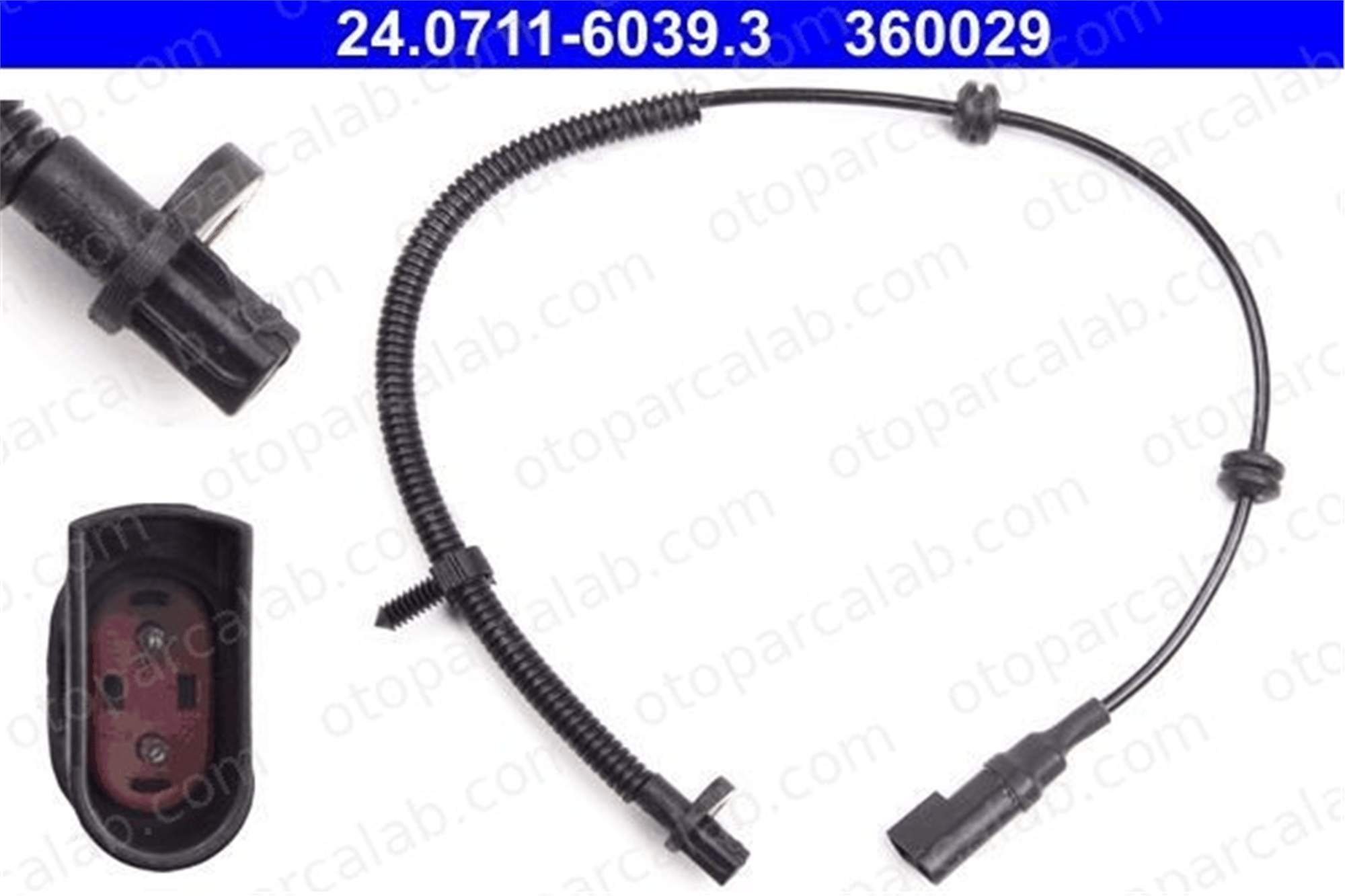 ATE 24.0711-6039.3 Abs Sensörü Arka Sol FORD FOCUS I FOCUS I Turnier 98AG2B372CC 1067210