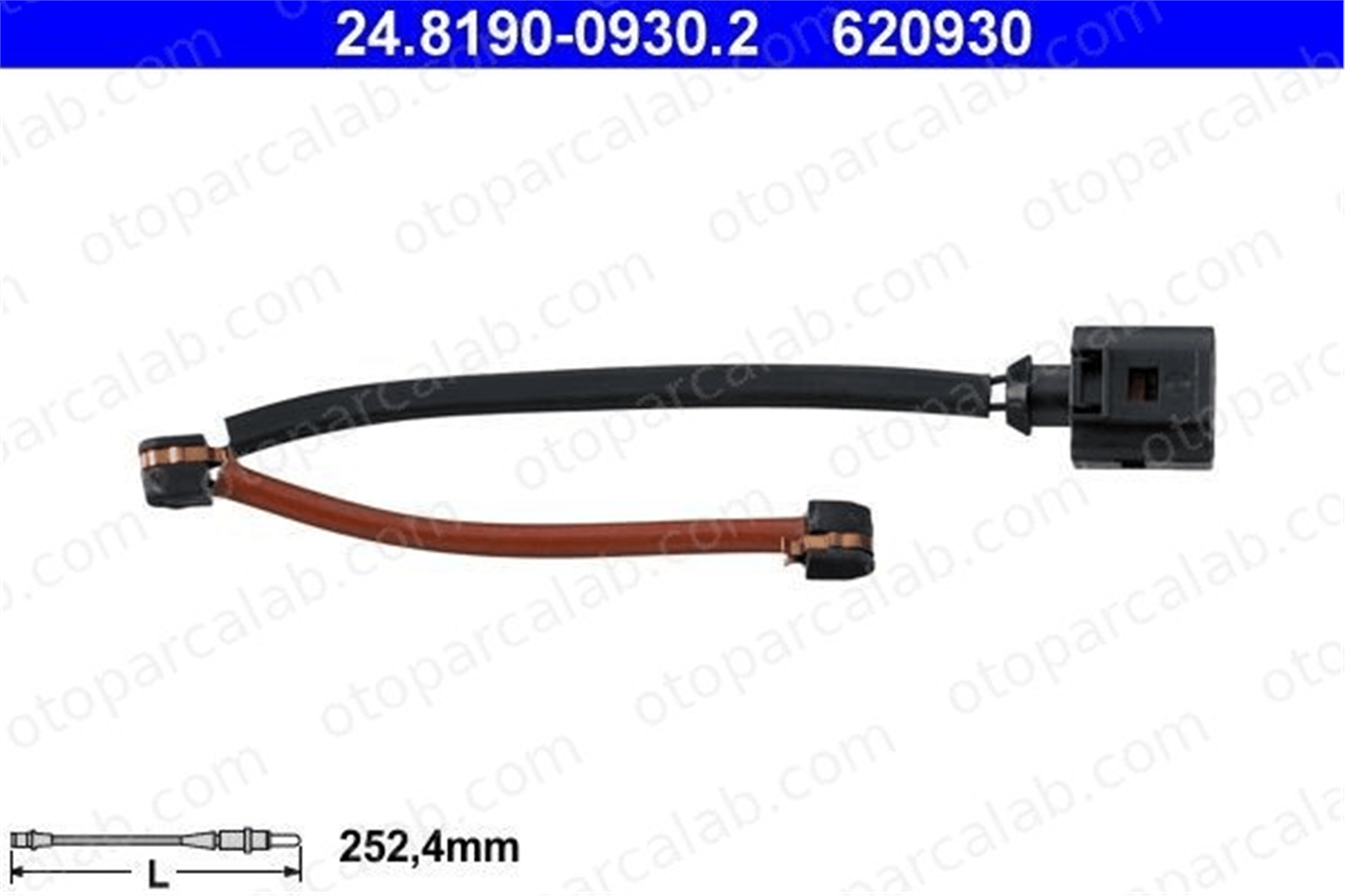 ATE 24.8190-0930.2 Balata İkaz Kablosu Arka AUDI Q7 VW TOUAREG 7L0907637B 95561236520