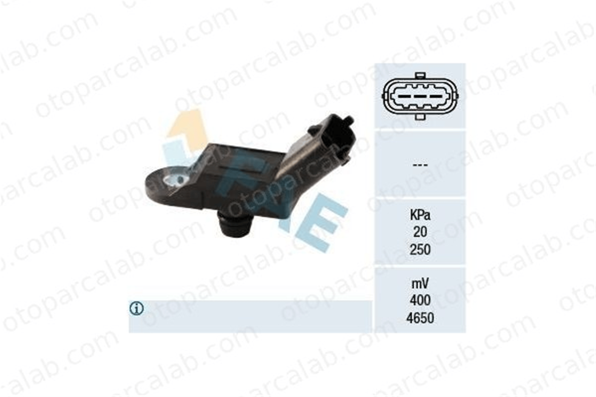 AUTODAK DAK3804 MAP Sensörü ALFA ROMEO MITO FIAT PUNTO 223653795R 46811235