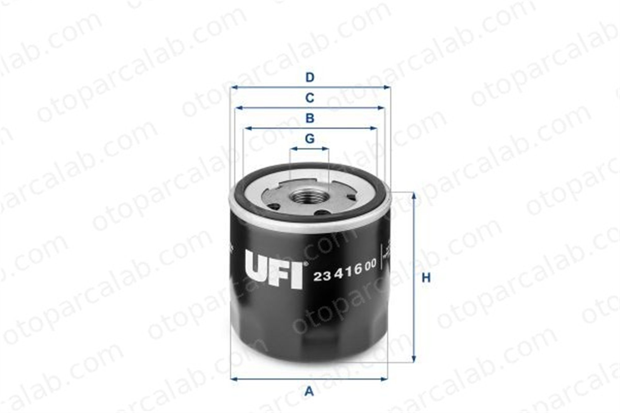 AUTOTECHNIK SO 10821 Yağ Filtresi FORD FIESTA IV MORGAN FOUR FOUR 97MM6714A1A 9Y4493
