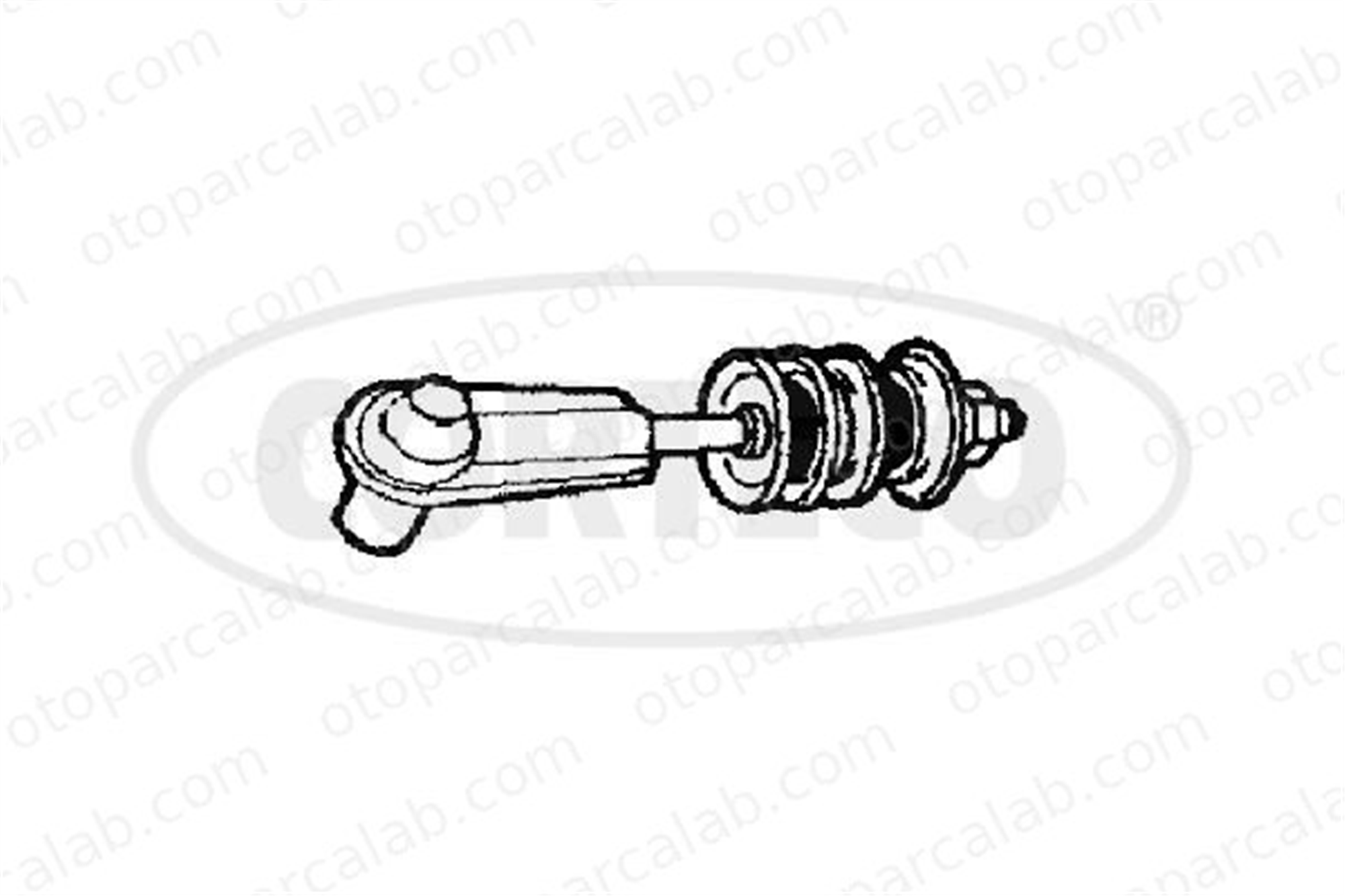 AYD 04125 Viraj Demir Askı Rotu Ön Sağ veya Sol RENAULT 12 12 Variable 7700504548 6001540493