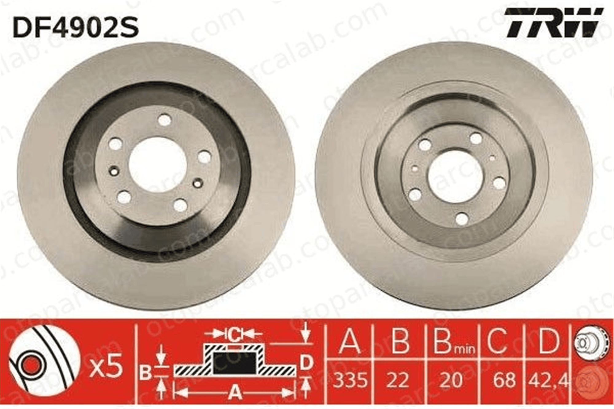 AYD 51450 Fren Disk Ayna Arka Sağ ve Sol BENTLEY CONTINENTAL Coupe AUDI A8 D3 4E0615601L 3D0615601