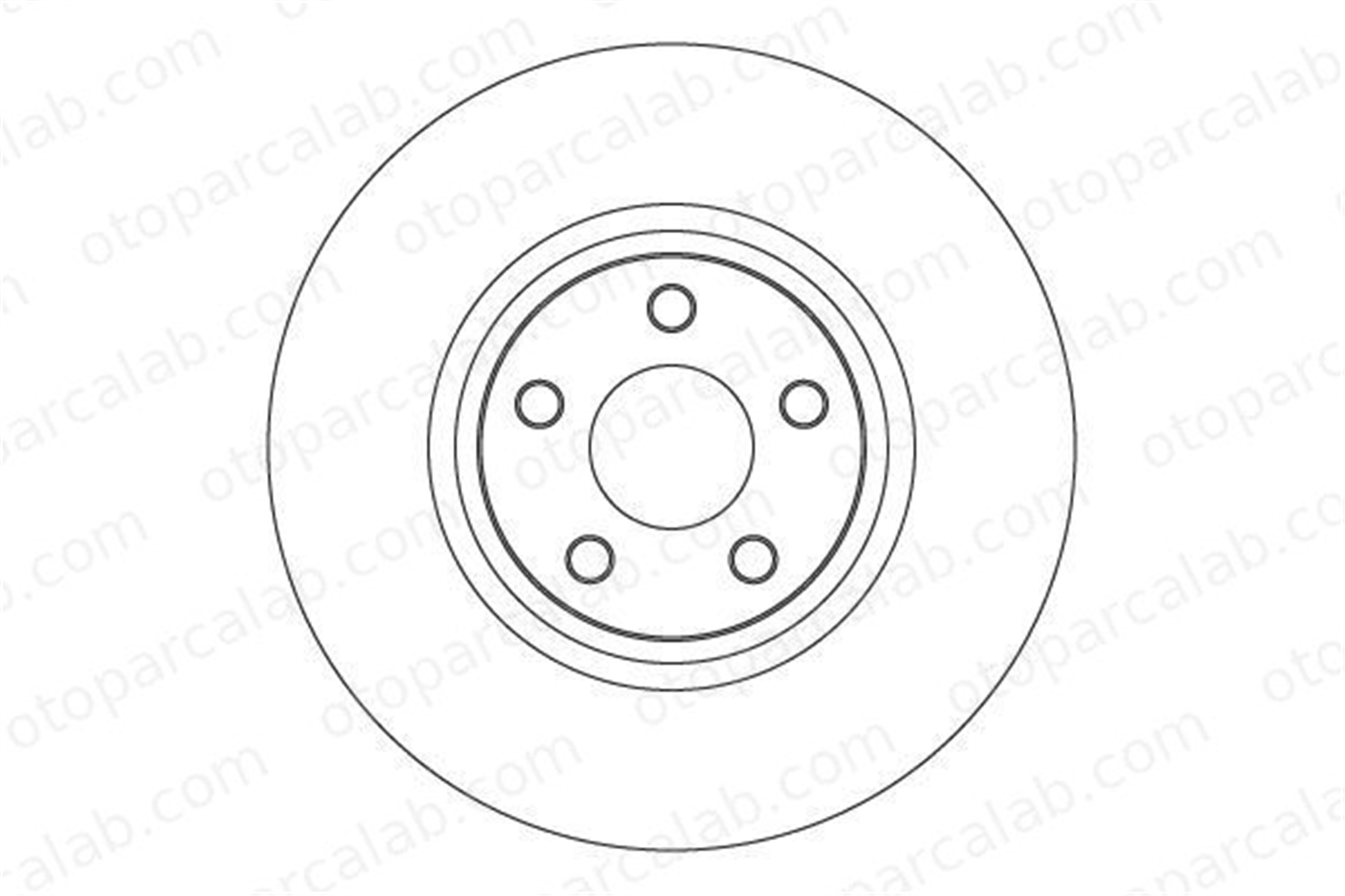AYD 51505 Fren Disk Ayna Ön Sağ ve Sol FORD GALAXY III S-MAX E1GC1125ED 2216733