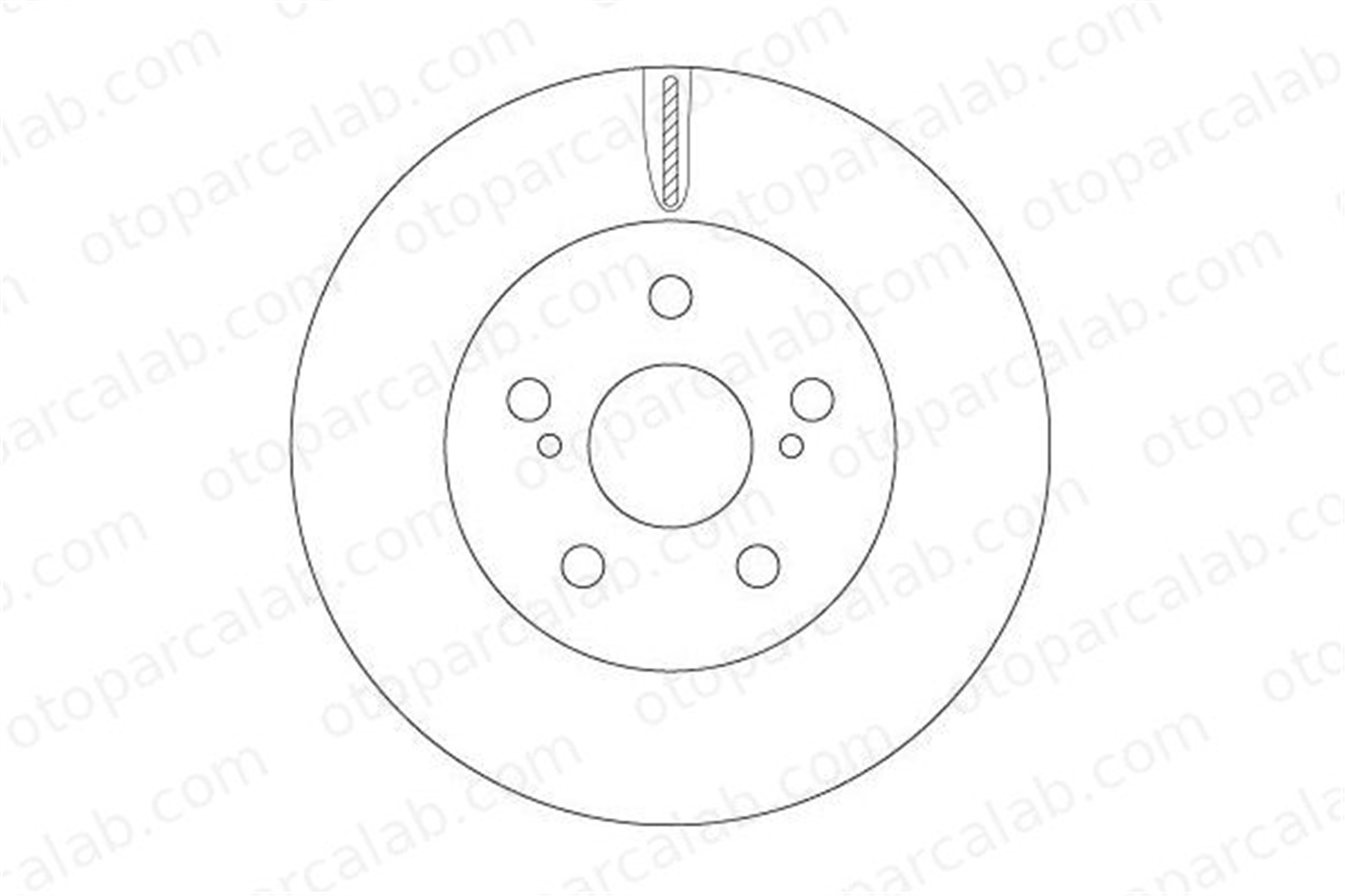 AYD 51633 Fren Disk Ayna Ön Sağ ve Sol TOYOTA PRIUS PRIUS PHV 4351247060