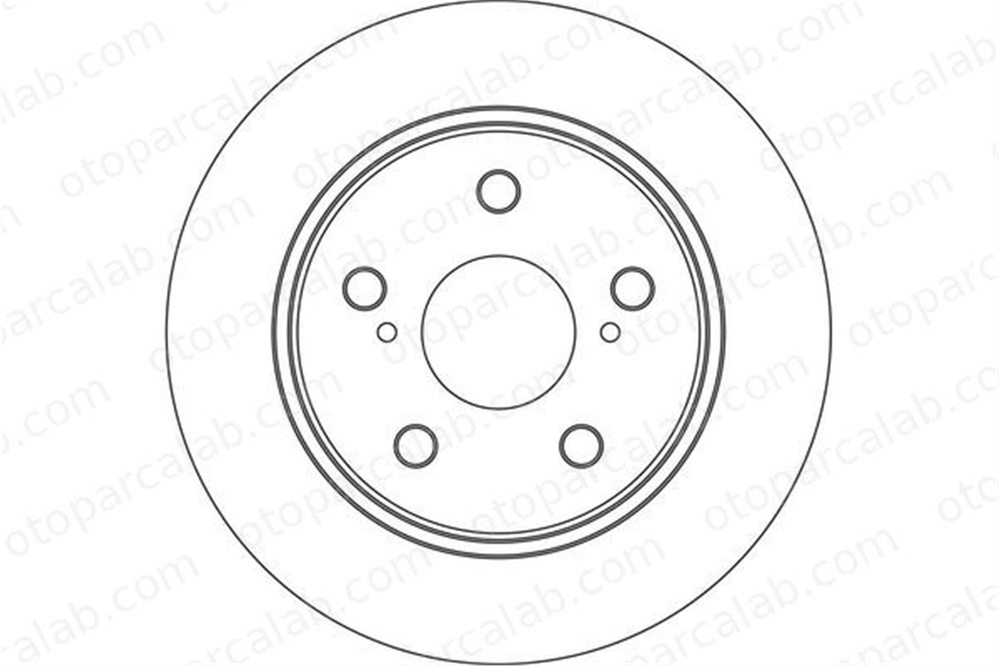 AYD 51638 Fren Disk Ayna Arka Sağ ve Sol TOYOTA COROLLA Sedan 4243102330