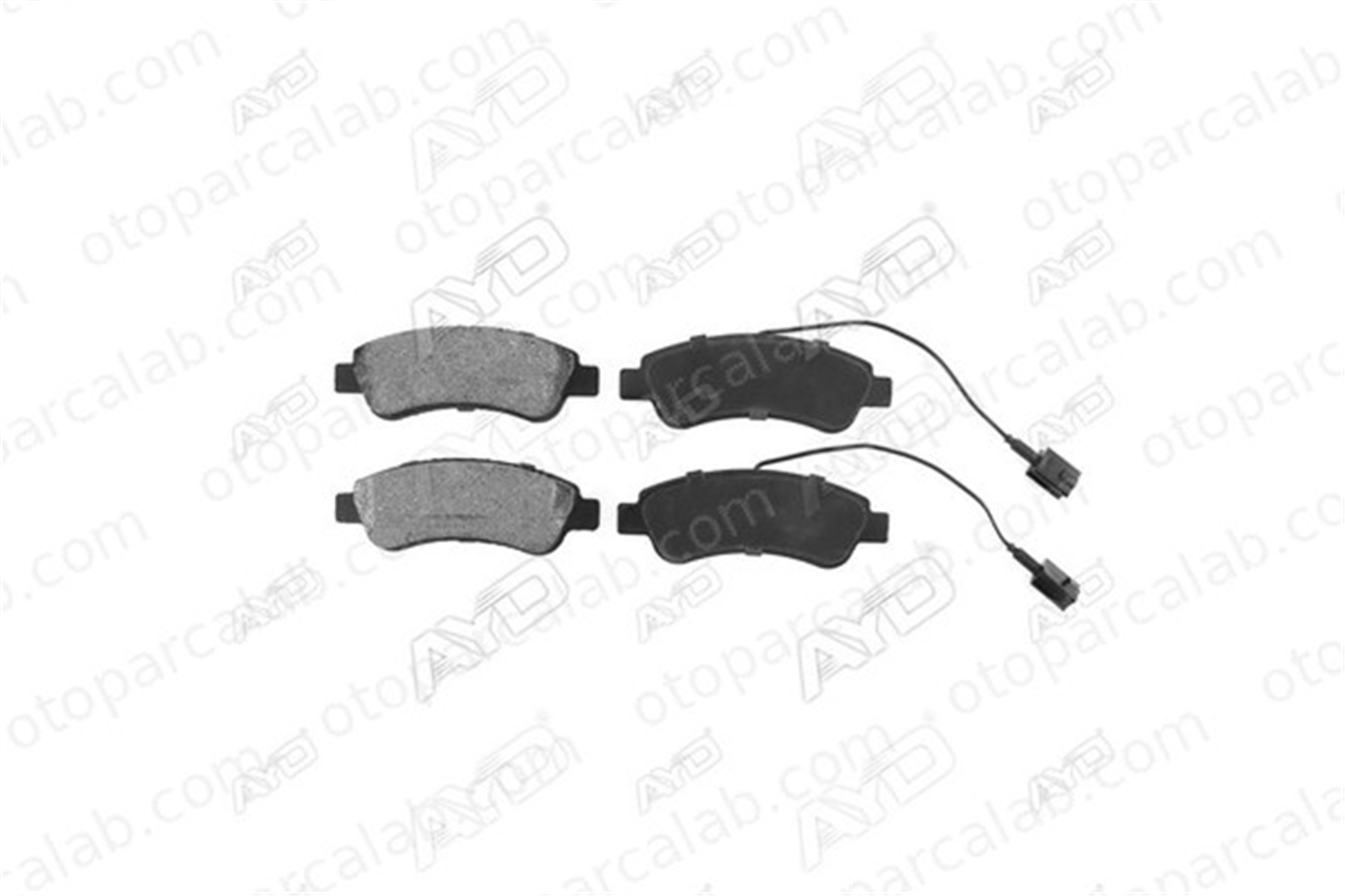 AYD 60144B Fren Disk Balata Arka CITROËN JUMPER Panelvan/Van JUMPER Platform şasi 1614412180 1612434180