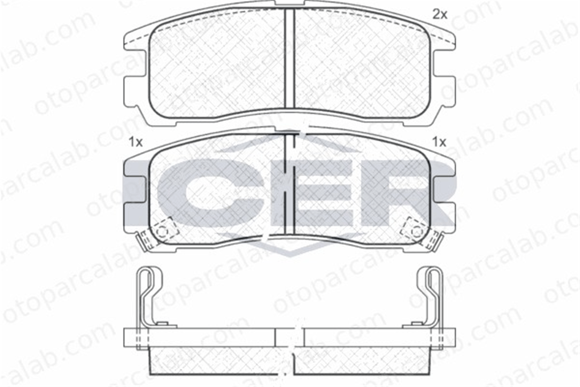 AYD 60679A Fren Disk Balata Arka CADILLAC SEVILLE CHEVROLET TRANS SPORT 12510037 12510016