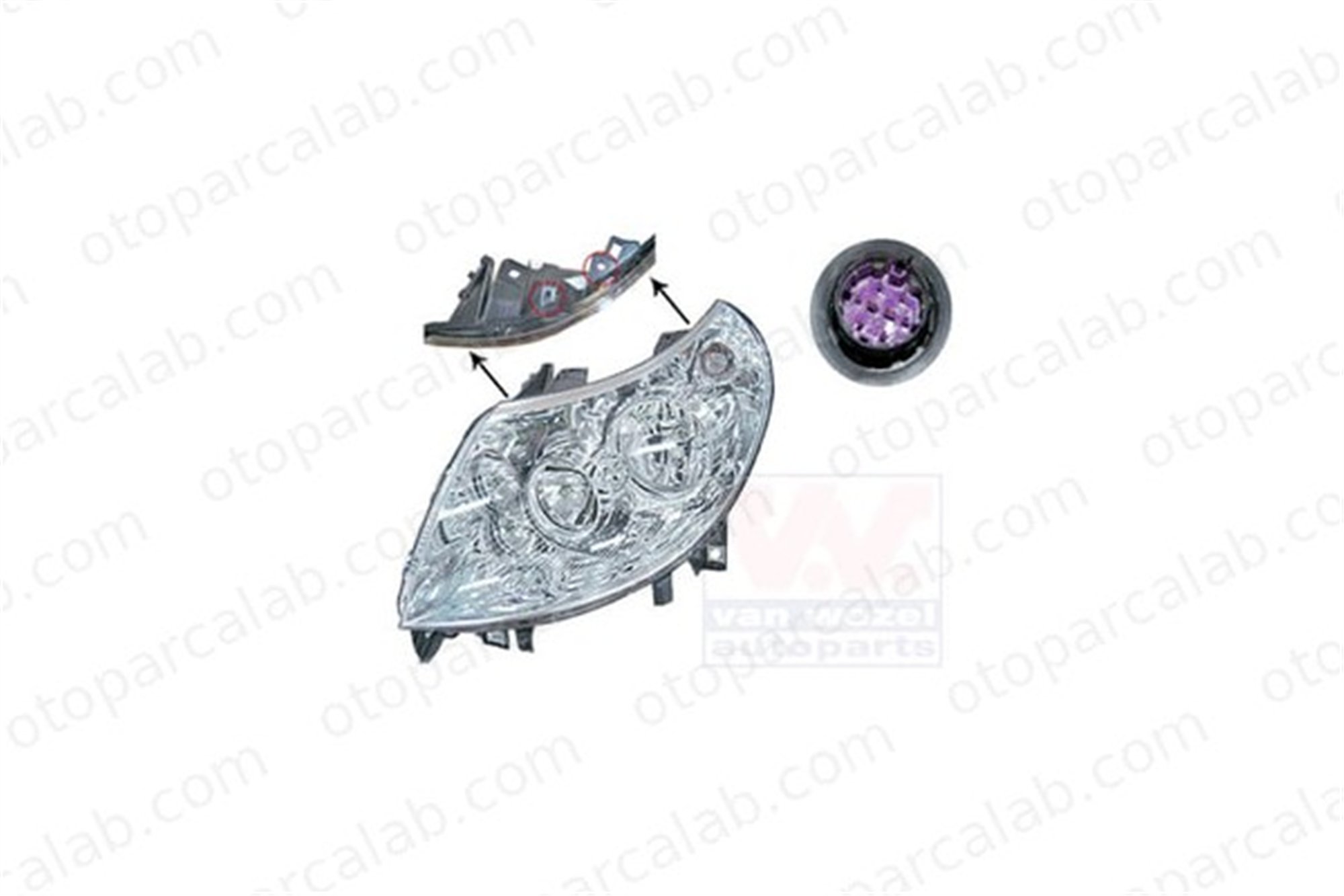 AYFAR 505207 Far Sol FIAT DUCATO Panelvan/Van DUCATO Platform şasi 1340664080 1369497080
