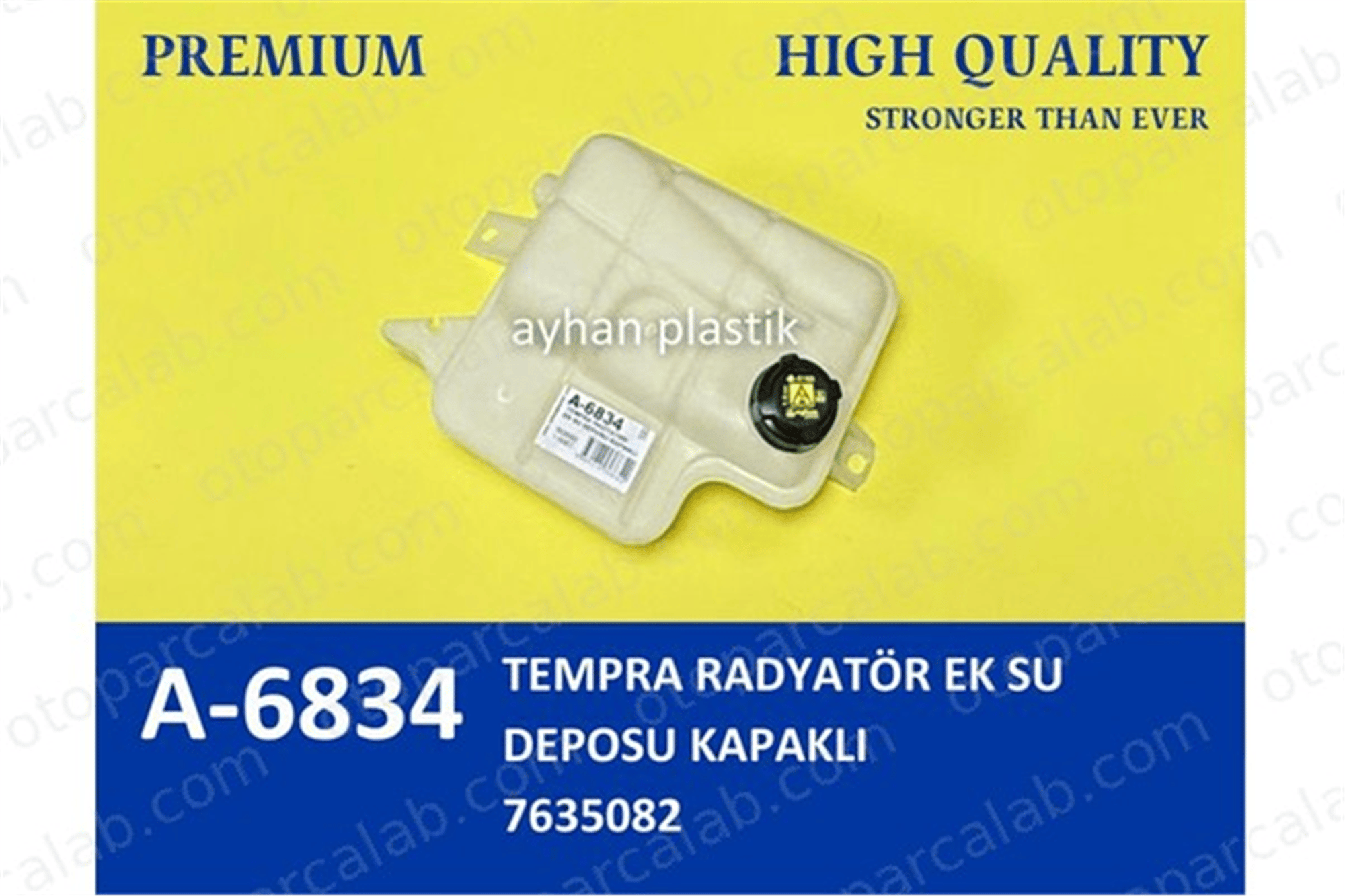 AYHAN OTO A6834 Radyatör Yedek Su Deposu FIAT TIPO TEMPRA 7635082 60625772