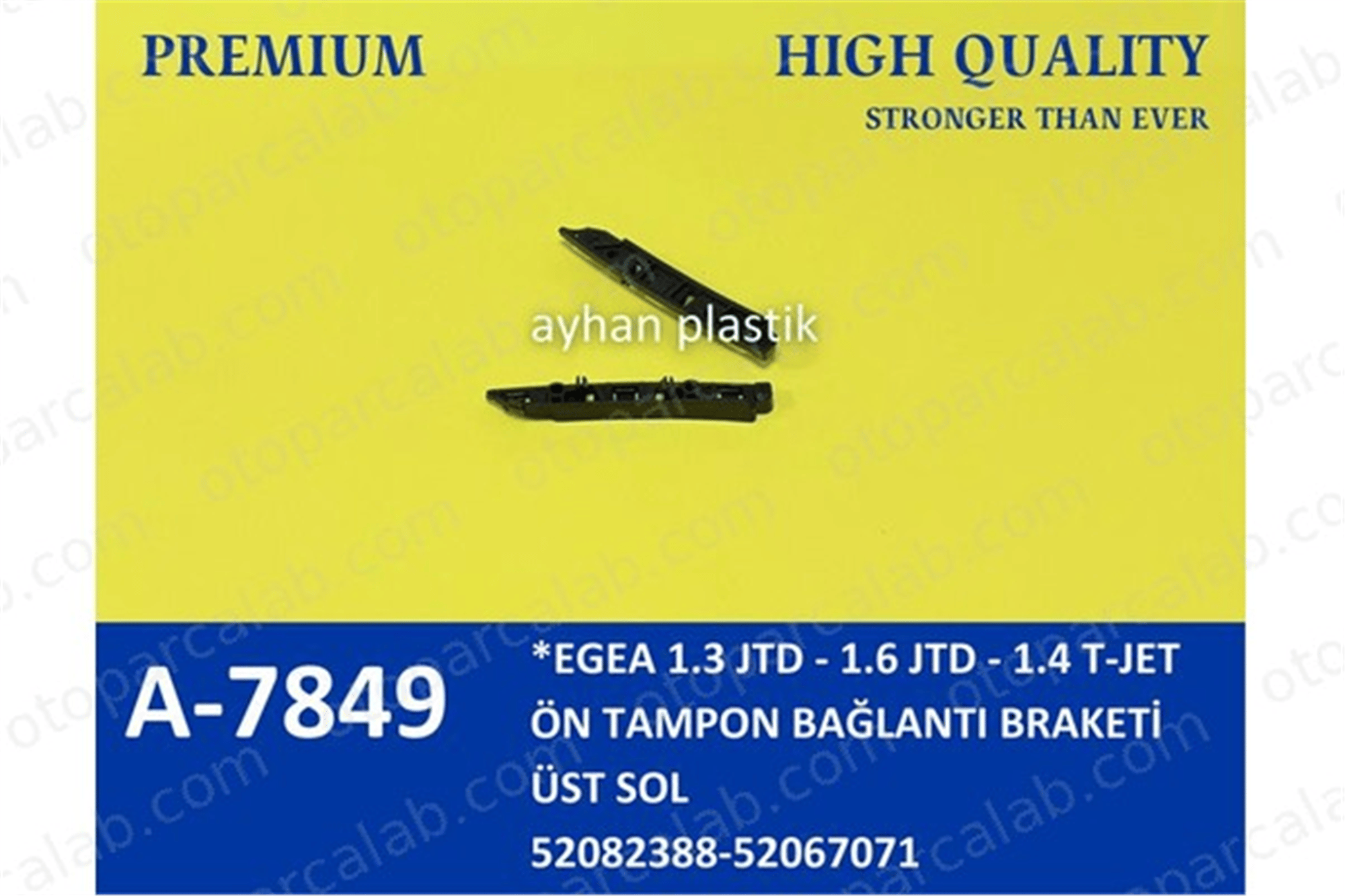 AYHAN OTO A7849 Tampon Braketi Ön Sol FIAT TIPO Hatchback TIPO Station wagon 52082388