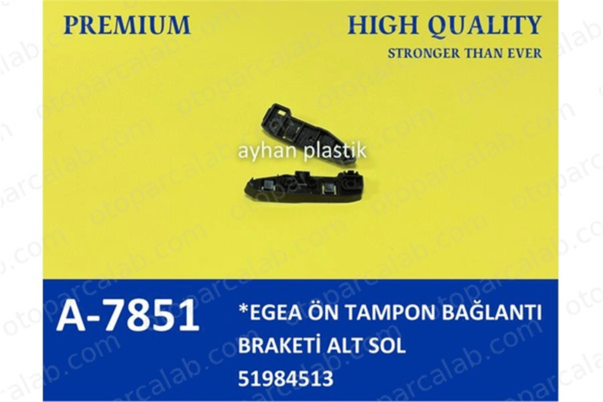 AYHAN OTO A7851 Tampon Braketi Ön Sol FIAT TIPO Hatchback TIPO Station wagon 51984513