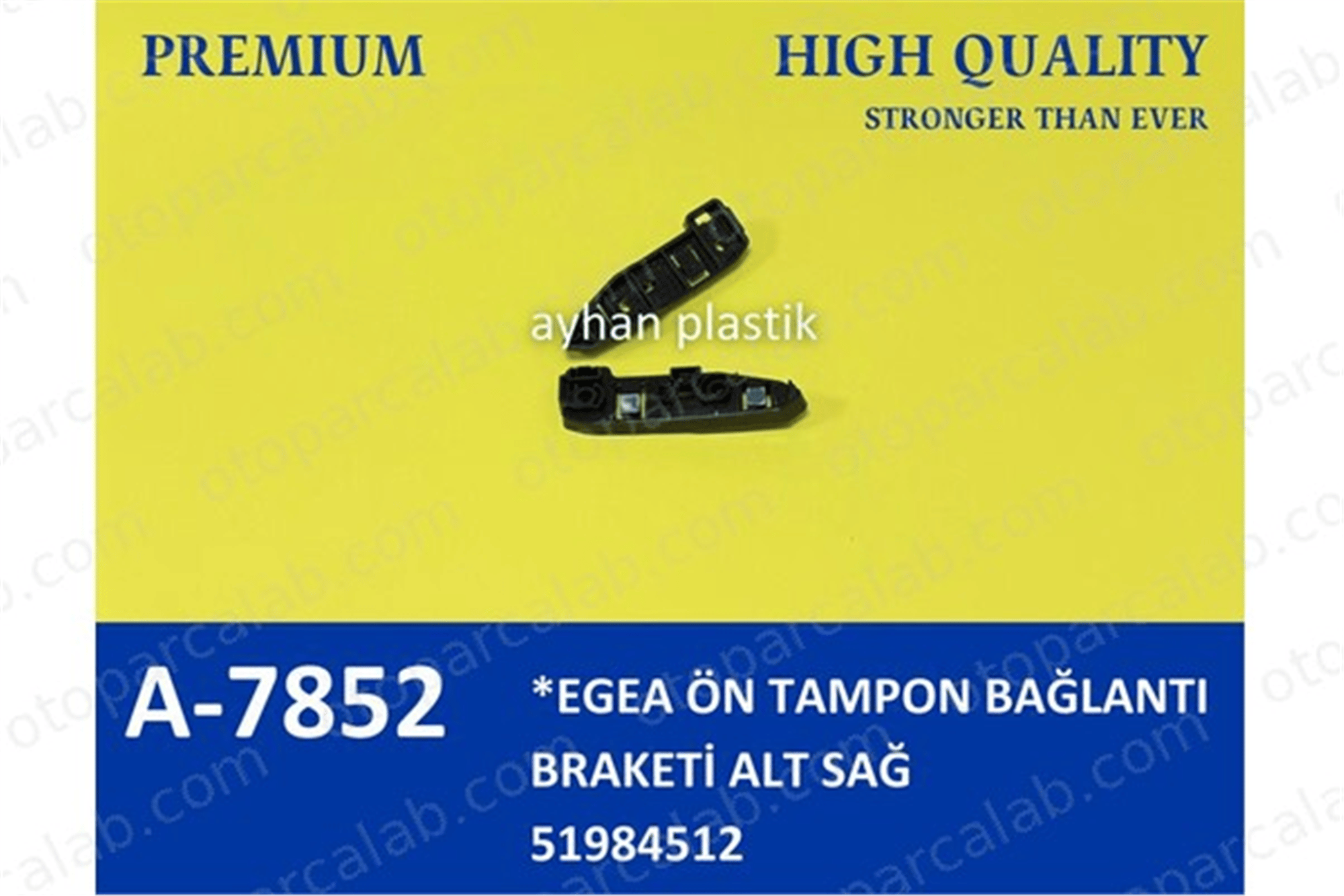 AYHAN OTO A7852 Tampon Braketi Ön Sağ FIAT TIPO Hatchback TIPO Station wagon 51984512