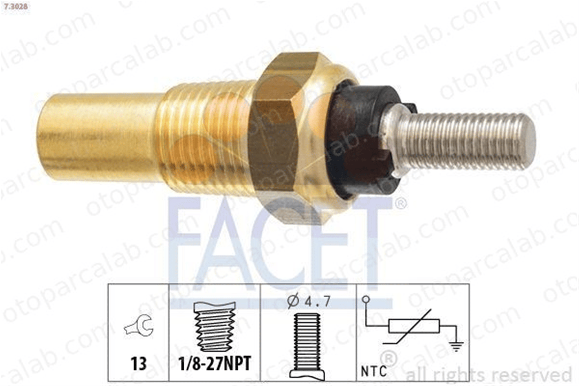 BALTECH 50.009 Hararet Müşürü FORD CAPRI I TAUNUS 77FB10884AA 1583836