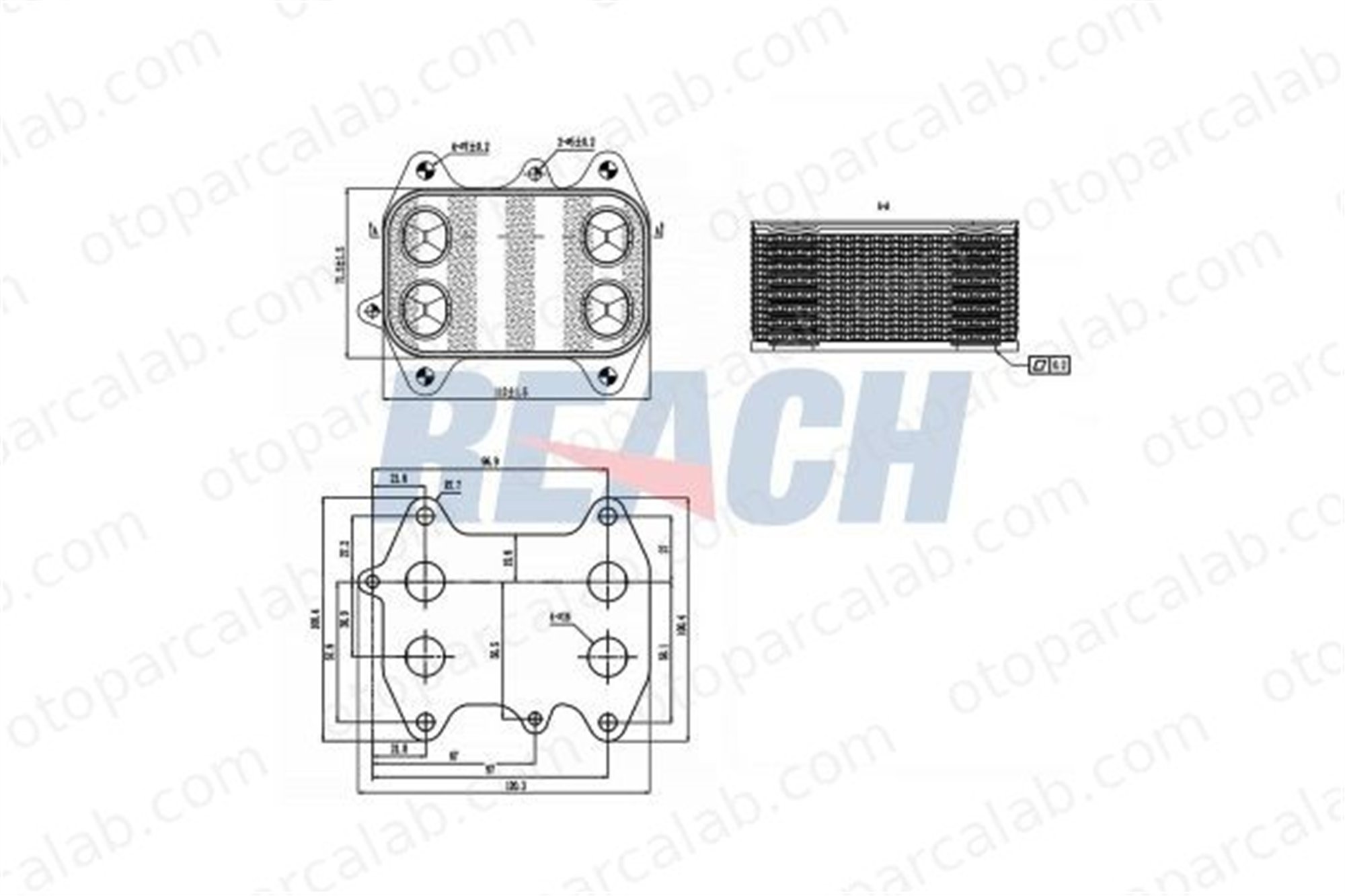 BARCHA 03L117021 Motor Yağ Soğutucu AUDI A4 B8 A4 B8 Avant 3L117021C 3L115389B