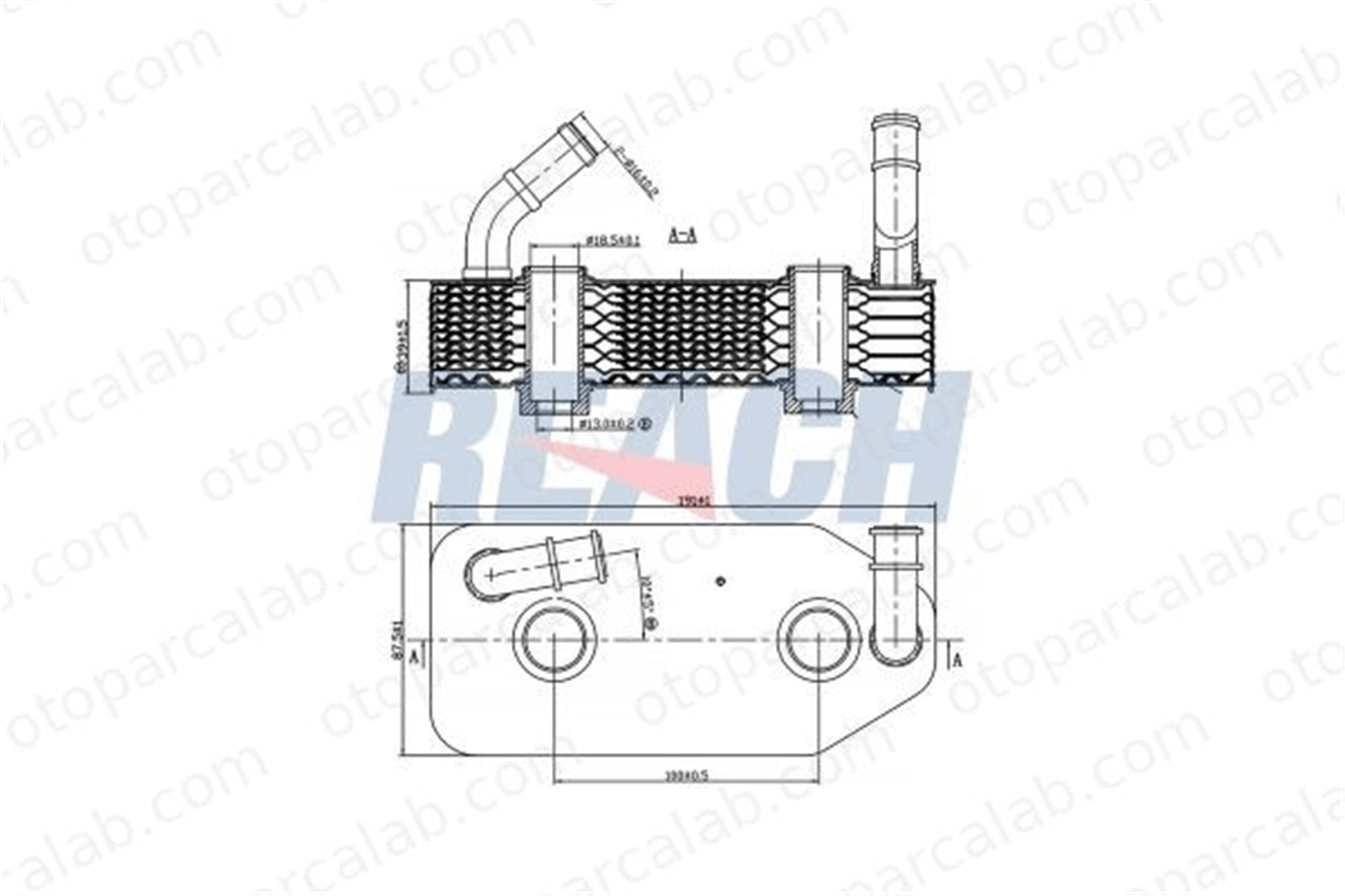 BARCHA 096409061G Motor Yağ Soğutucu VW GOLF IV Variant BORA I 96409061D 96409061F