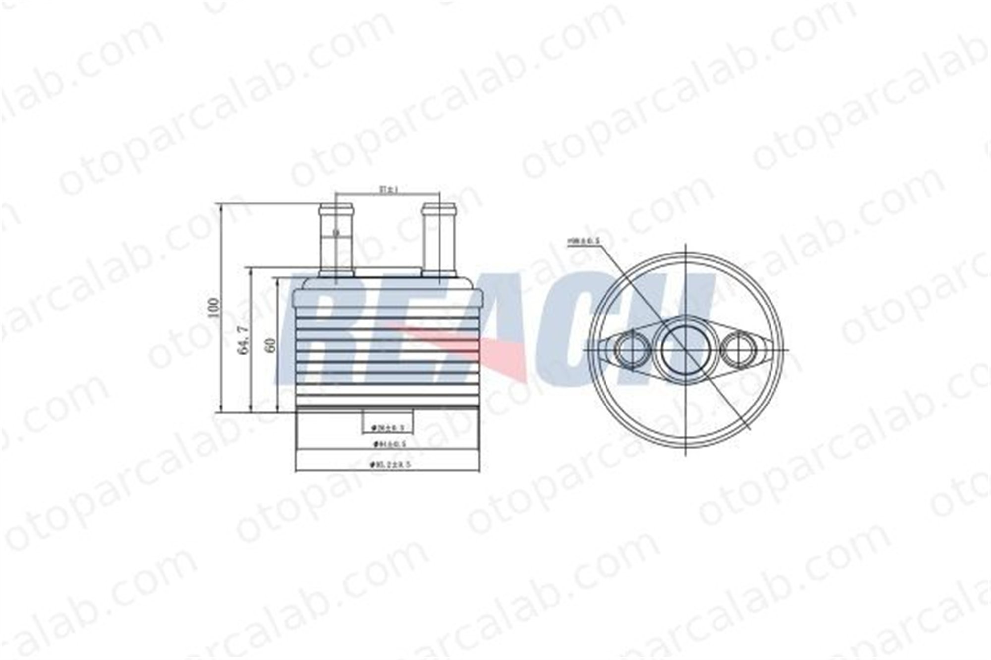BARCHA 09G409061 Motor Yağ Soğutucu RENAULT ESPACE IV VEL SATIS 9G409061 09G409061