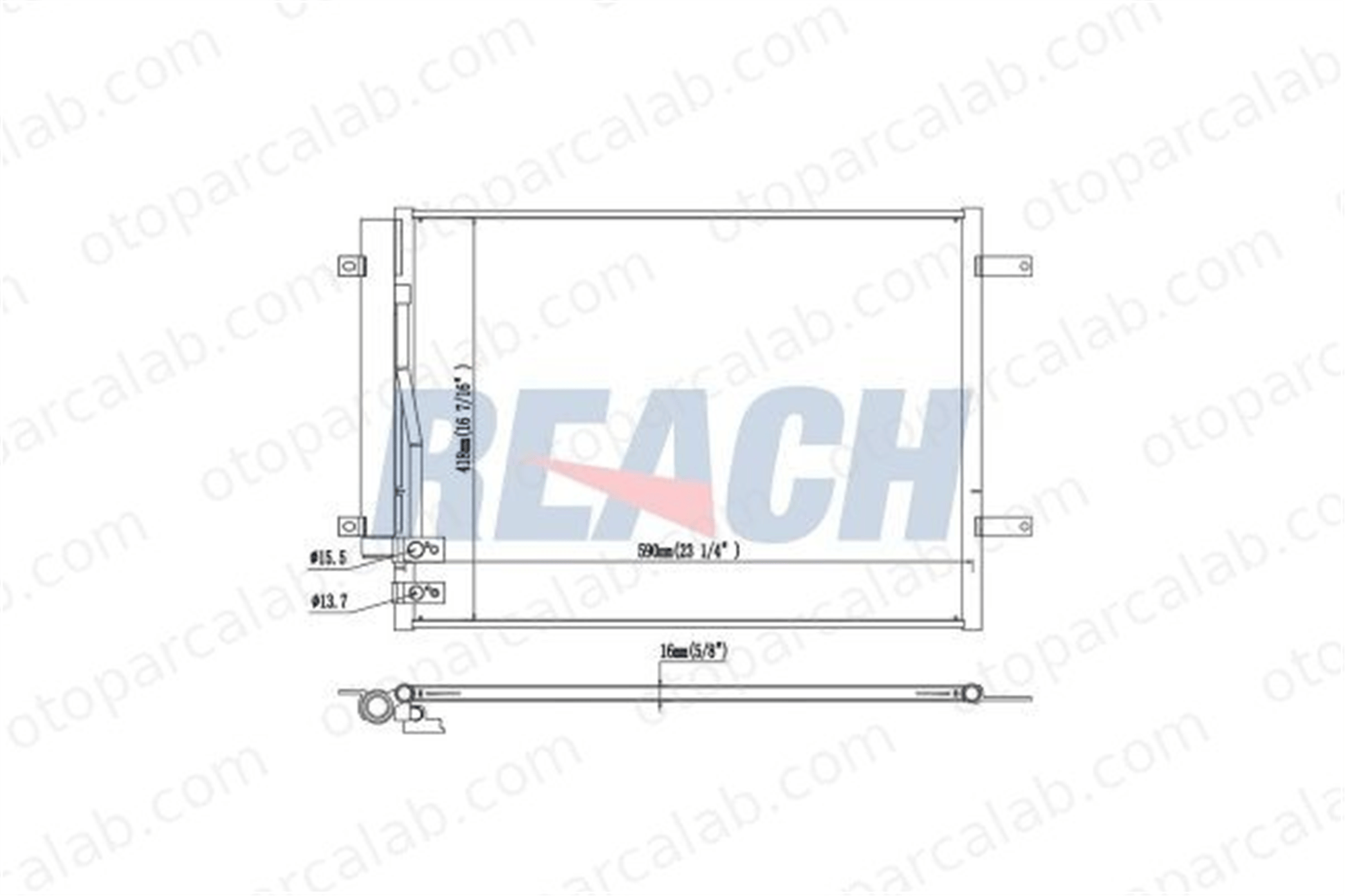 BEHR 8FC 351 319-421 Klima Radyatörü