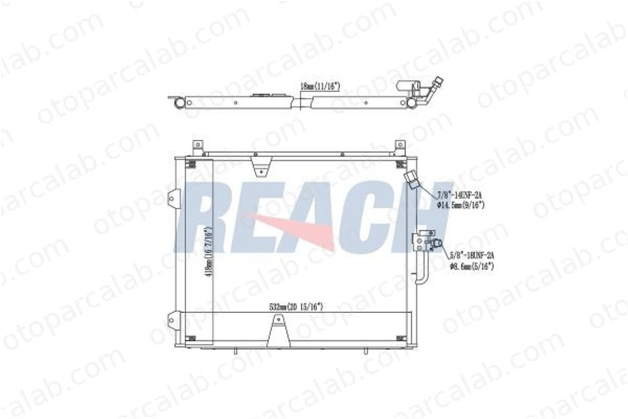 BEHR AC 133 000S Klima Radyatörü MERCEDES-BENZ 124 T-Model 124 Sedan A1248301770 1248301070