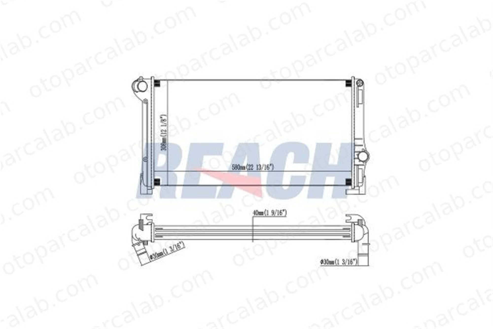 BEHR CR 2009 000S Su Radyatörü LANCIA YPSILON FIAT IDEA 51708005 51700805