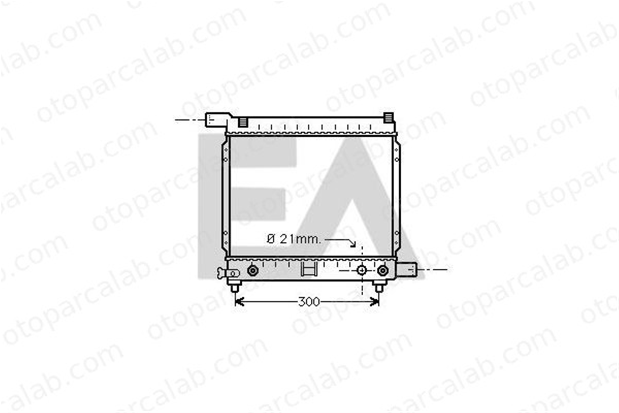 BEHR CR 276 000S Su Radyatörü MERCEDES-BENZ E-SERISI T-Model 124 Coupe A1245005603 1245005603