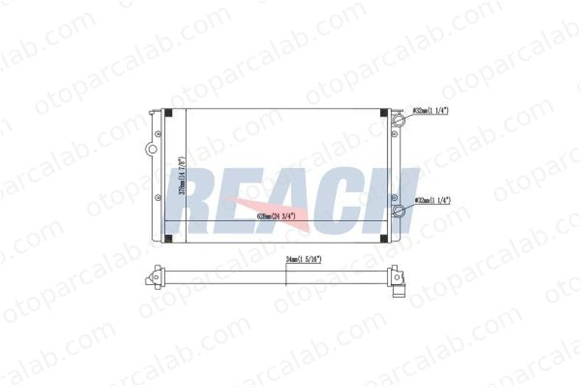 BEHR CR 348 000S Su Radyatörü VW GOLF III GOLF III Variant 1H0121253BL 1H0121253BC