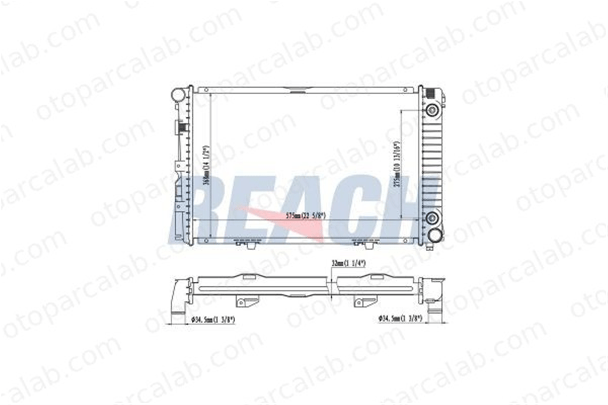 BEHR CR 371 000S Su Radyatörü MERCEDES-BENZ 190 A2015004103 2015002003