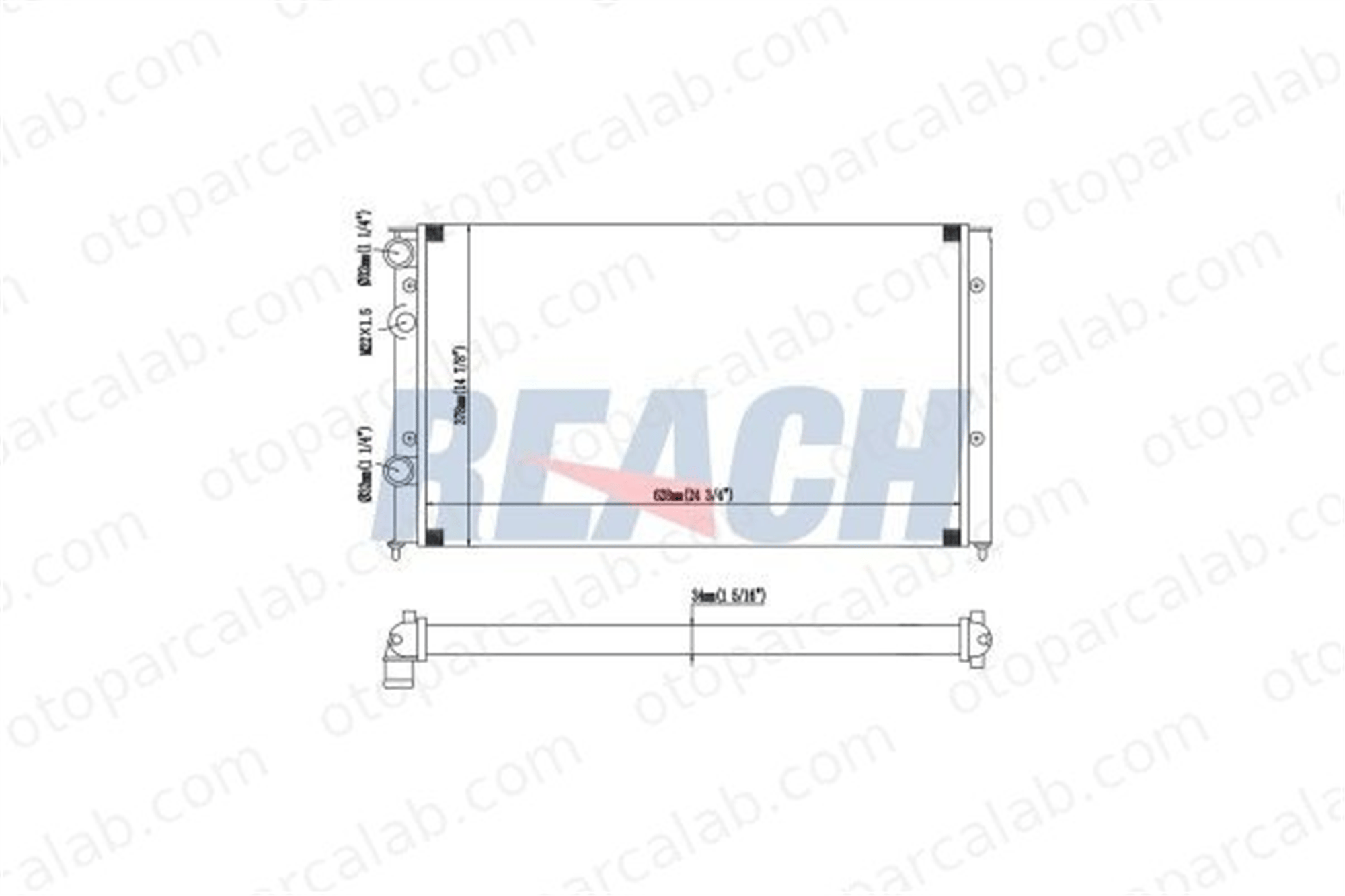 BEHR CR 394 000S Su Radyatörü SEAT CORDOBA IBIZA II 6K0121253AA 1H0121253CB