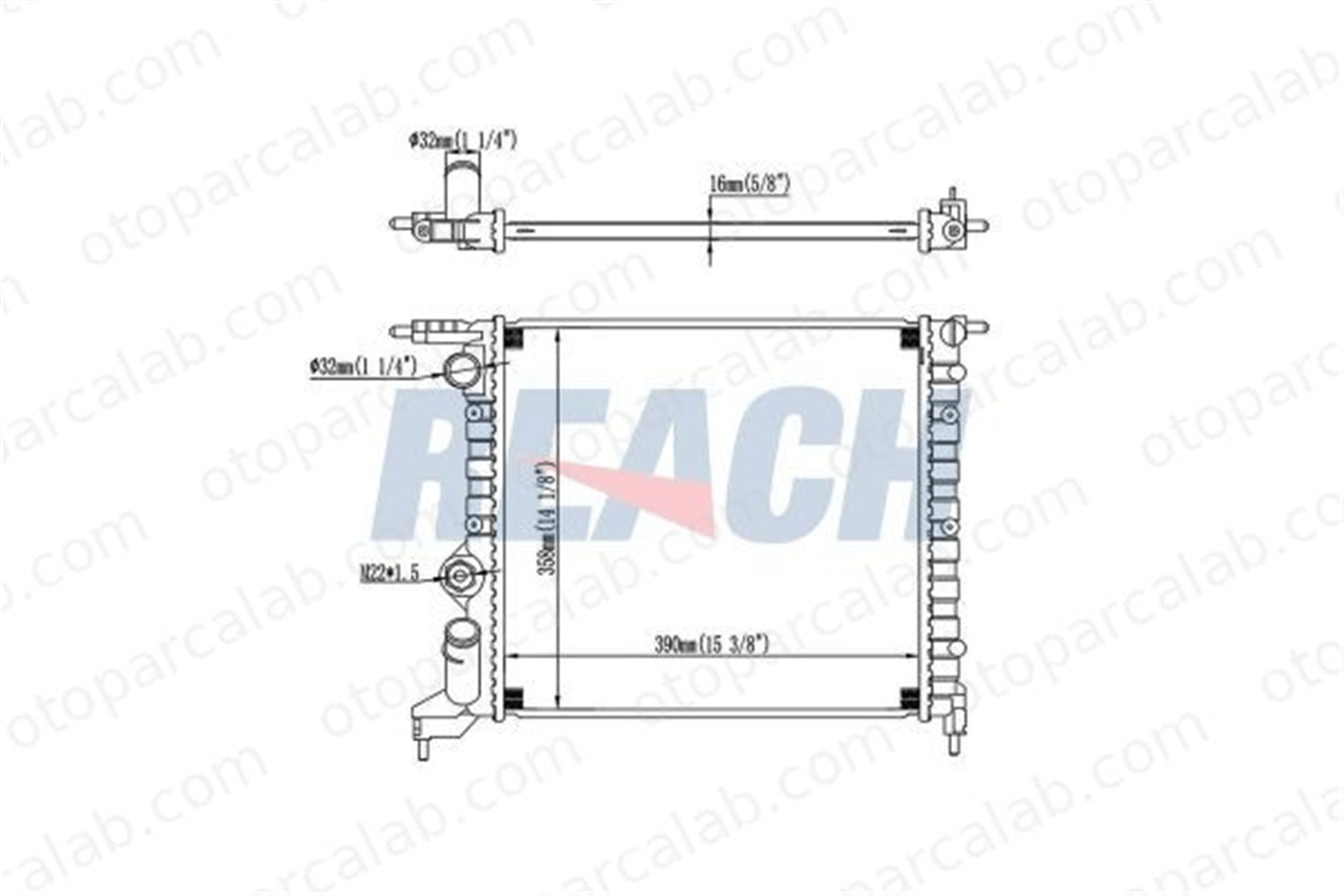 BEHR CR 488 000S Su Radyatörü RENAULT CLIO I 19 II 7701034770 7700784040