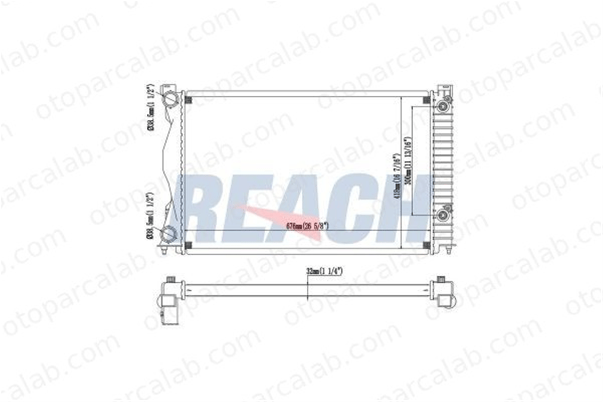 BEHR CR 790 000S Su Radyatörü AUDI A6 C6 A6 C6 Avant 4F0121251AE 4F0121251R