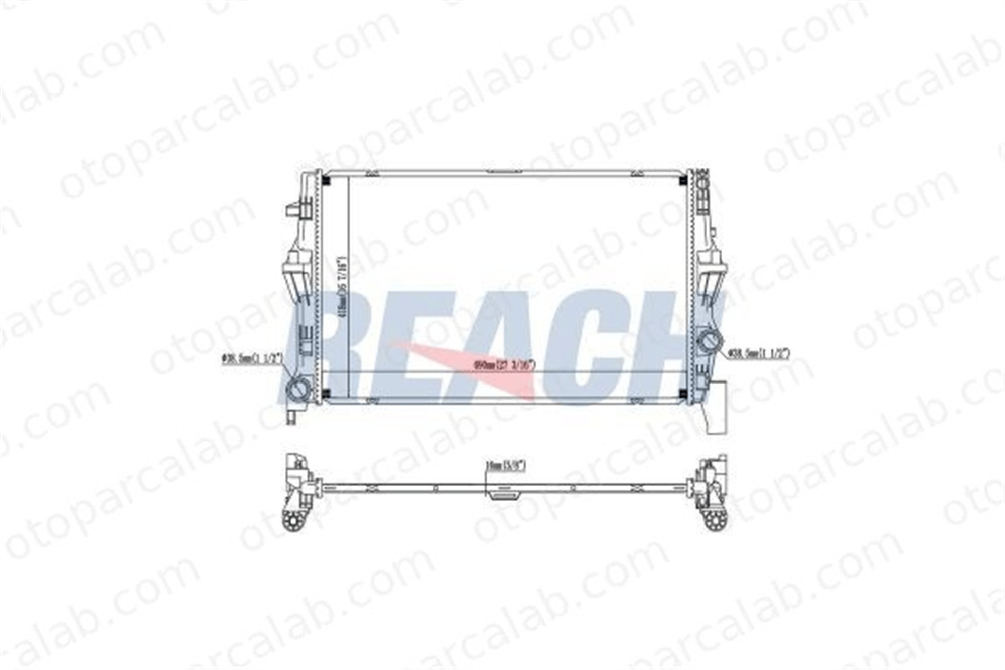 BEHR CR 902 000P Su Radyatörü MERCEDES-BENZ VITO Mixto VITO Panelvan/Van A4475010201 4475010201