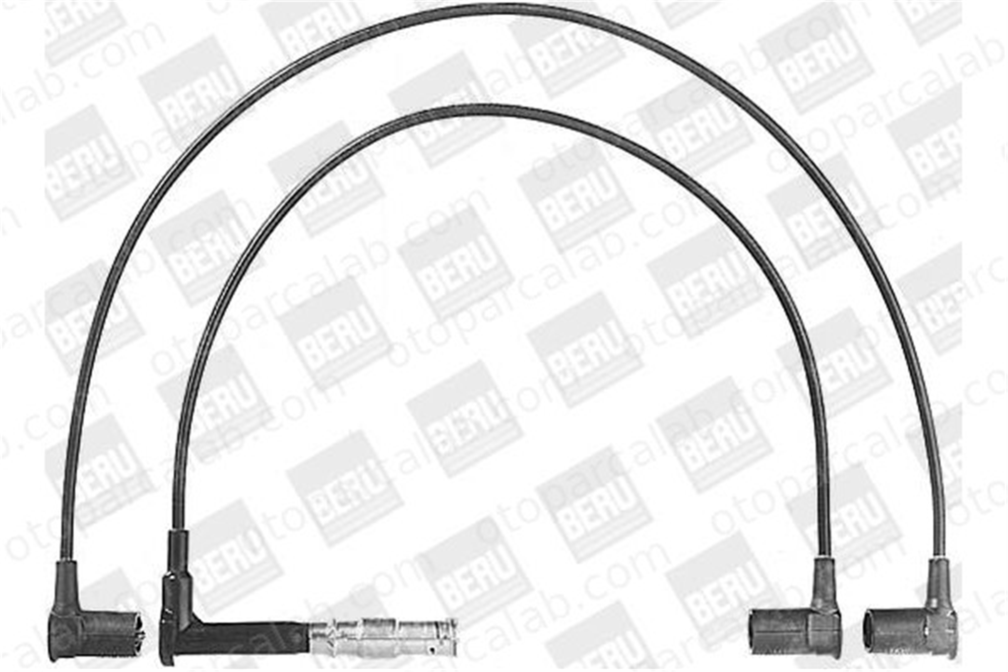 BERU ZEF597 Buji Kablosu MERCEDES-BENZ 124 Cabrio 124 Coupe 0986356314 ZEF597
