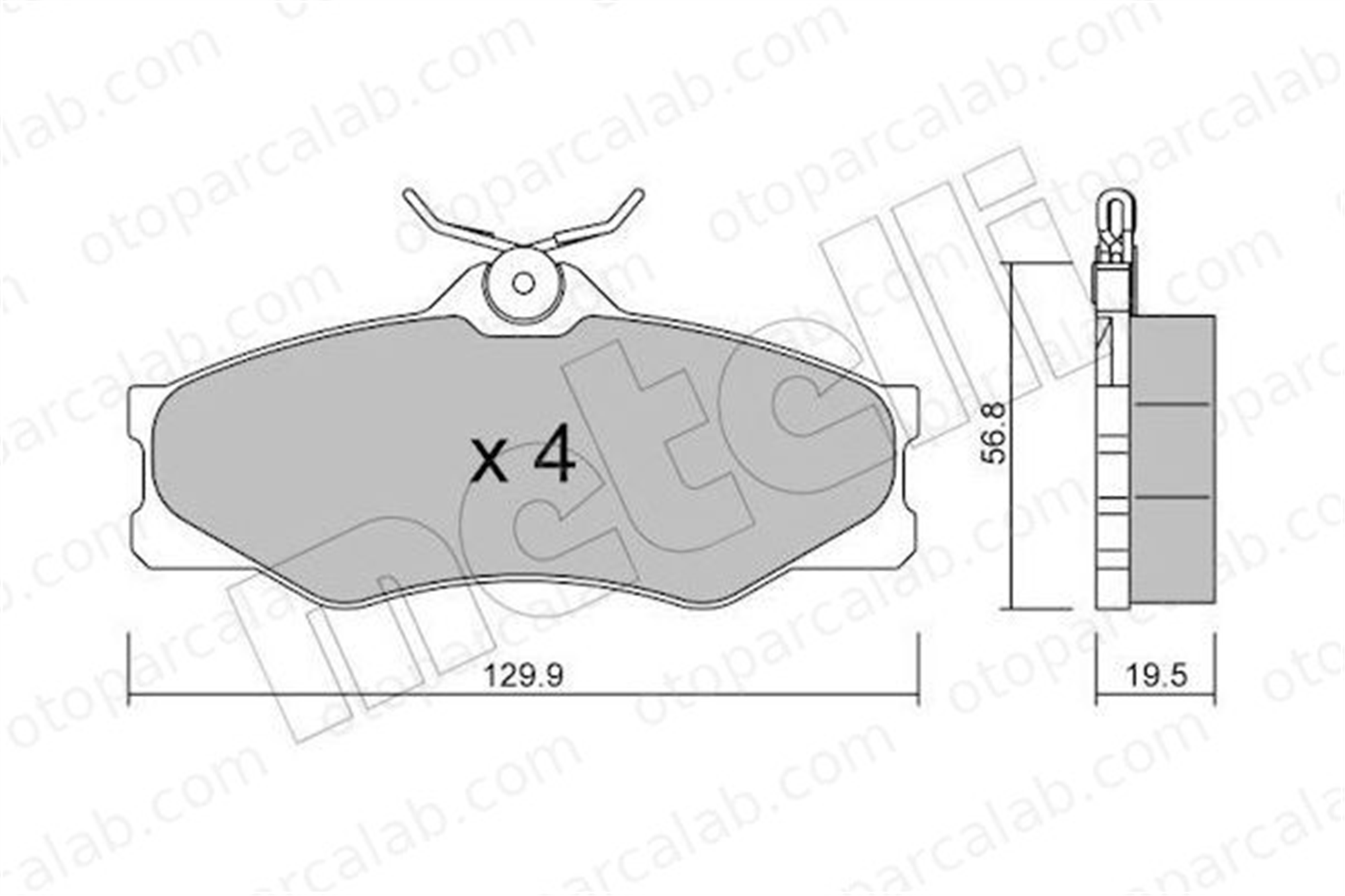BESER 3605 Fren Disk Balata Ön BEŞER 3605 VW TRANSPORTER T3 Minibüs/Otobüs TRANSPORTER T3 Panelvan/Van 251698151C 251698151F