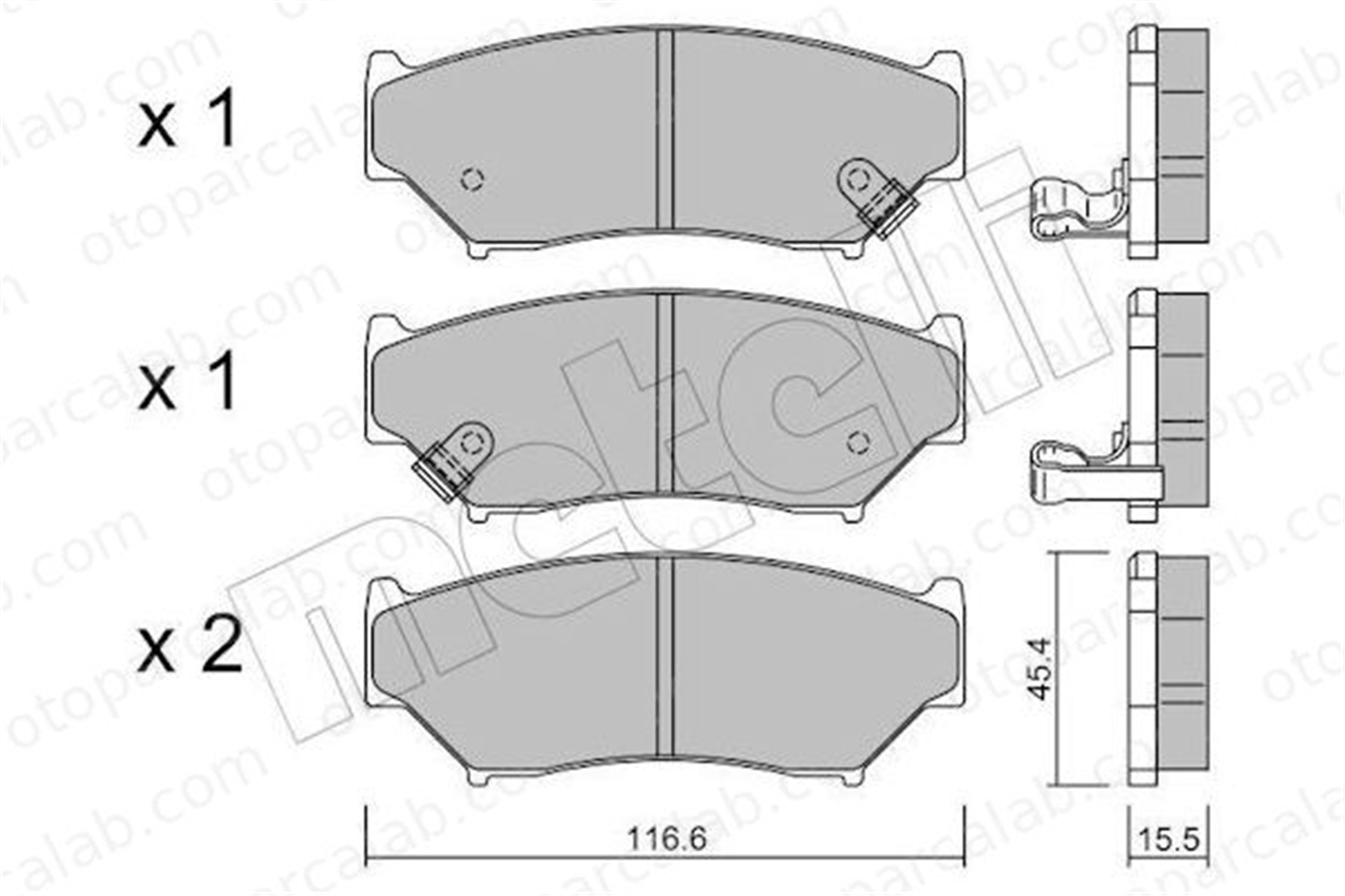 BESER 3883 Fren Disk Balata Ön BEŞER 3883 SUZUKI GRAND VITARA I VITARA 5520000000 5520056830