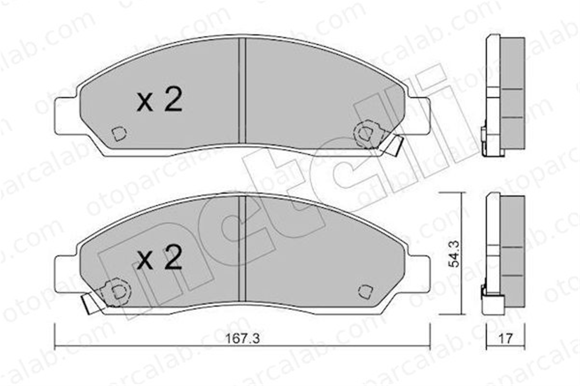 BESER 3886 Fren Disk Balata Ön BEŞER 3886 ISUZU D-MAX I 8980511170 8973682510