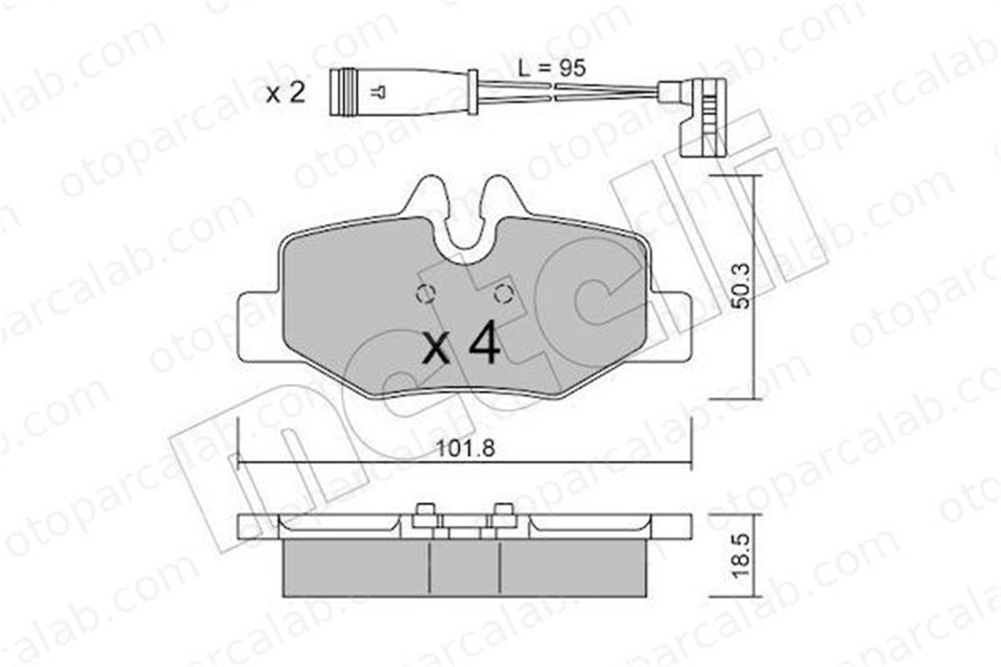 BESER 3924 Fren Disk Balata Arka BEŞER 3924 MERCEDES-BENZ VITO Minibüs/Otobüs VITO / MIXTO Panelvan/Van A0064204420 4216210