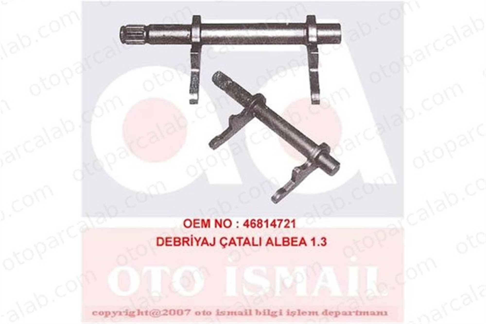 BIRLIK 0030 Debriyaj Çatalı ALFA ROMEO 155 FIAT TIPO 46814721 210963