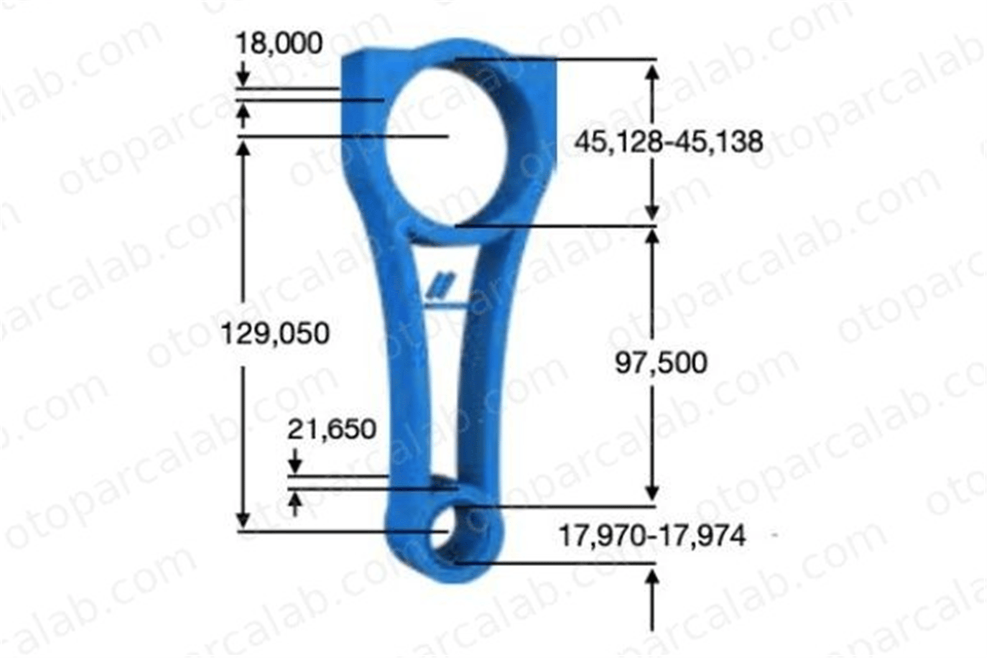 BITAPART BFI239009 Piston Kolu ALFA ROMEO MITO FIAT GRANDE PUNTO 46740345 46743870