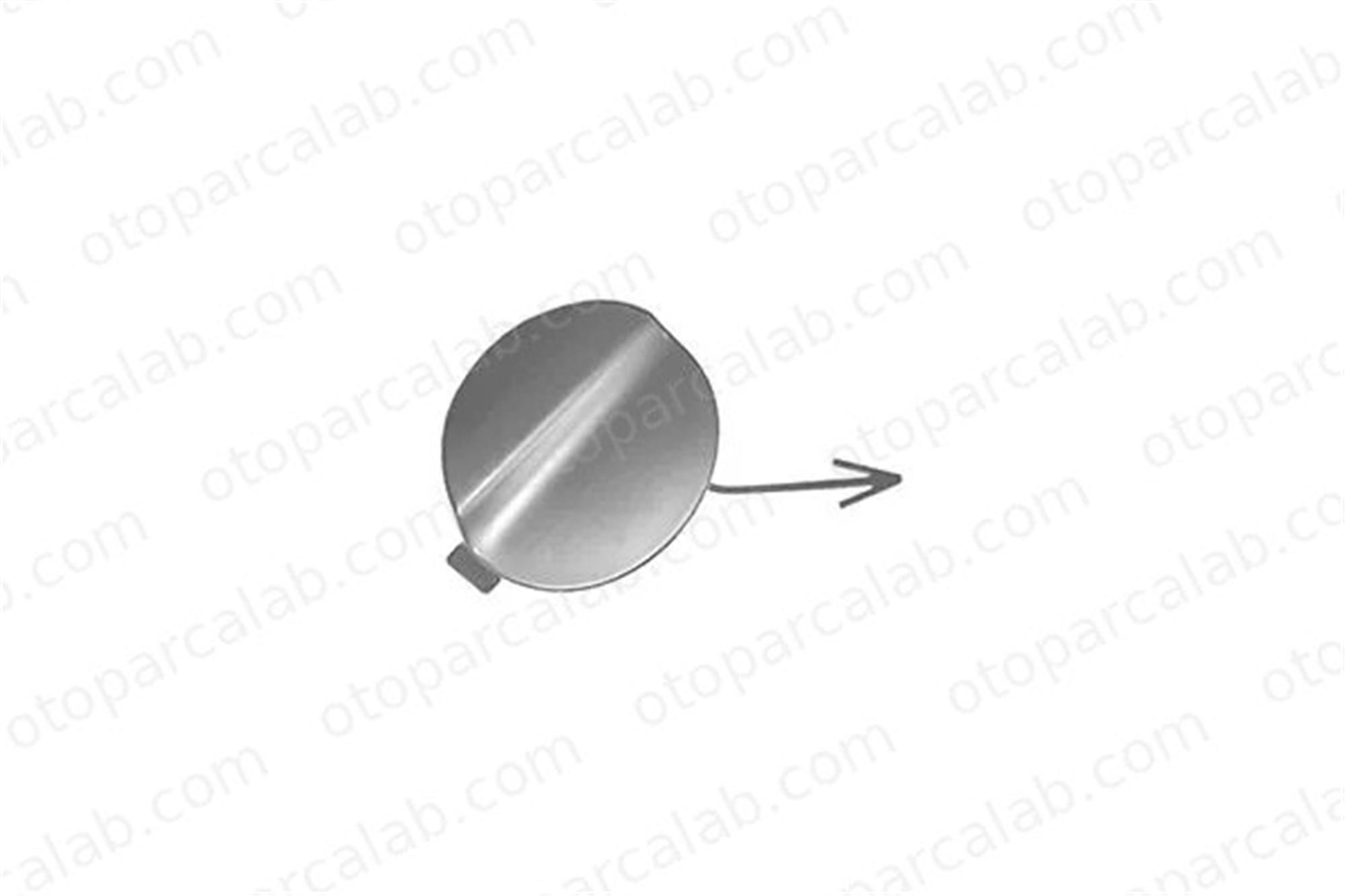 BITAPART BFO309003 Tampon Çeki Demir Kapağı Ön FORD TRANSIT COURIER B460 Kasa/büyük limuzin JT7617A989 2236342