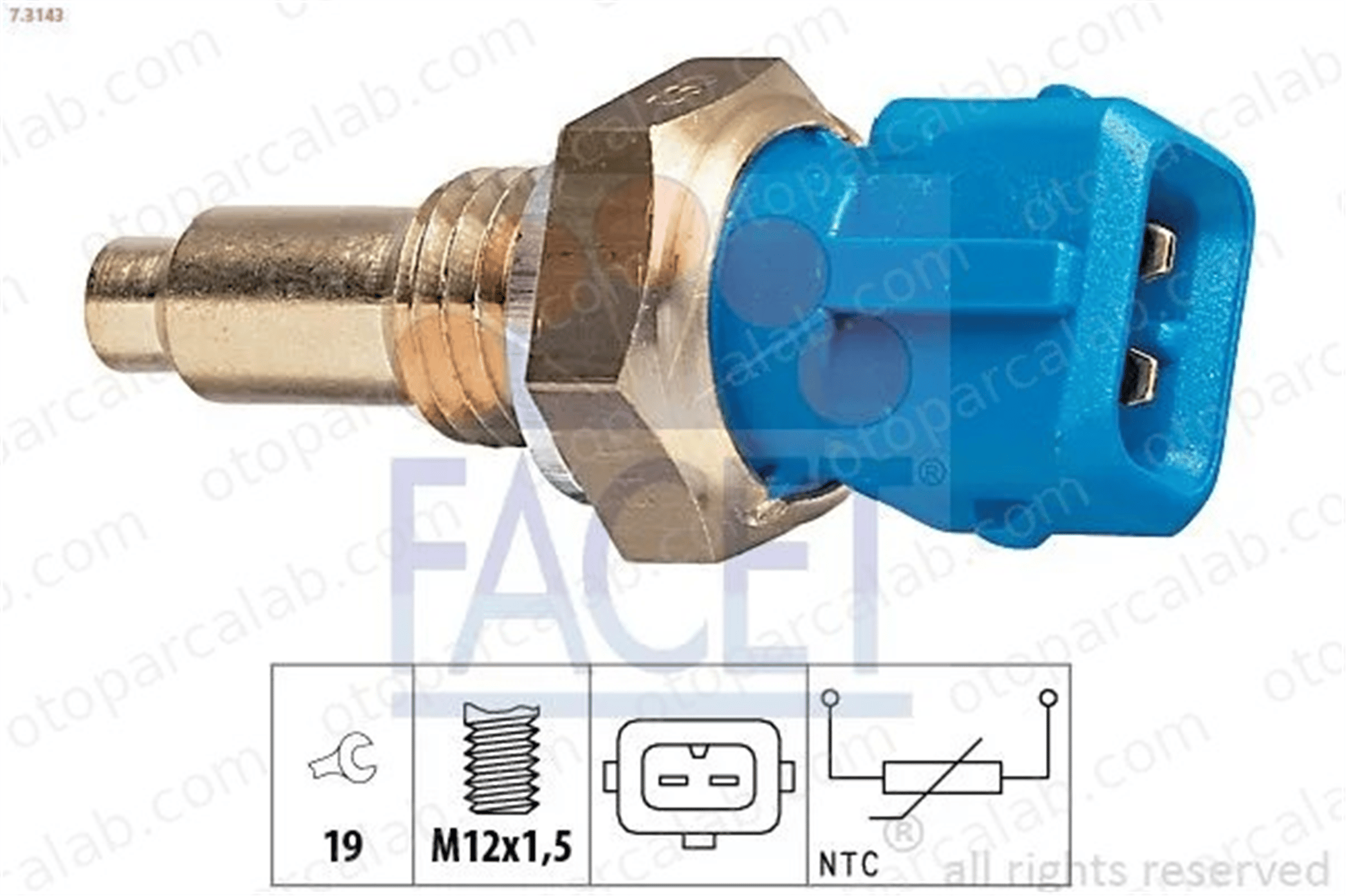 BITAPART BOP372005 Hararet Müşürü FIAT DUCATO Minibüs/Otobüs LANCIA DEDRA 1342850 96253551