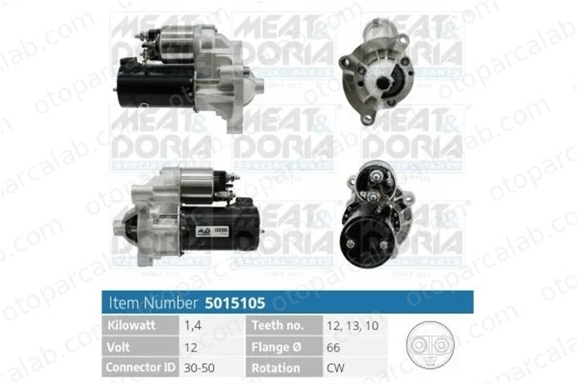 BITAPART BPE371002 Marş Dinamosu FIAT ULYSSE SCUDO Minibüs/Otobüs 5802W5 BPE371002