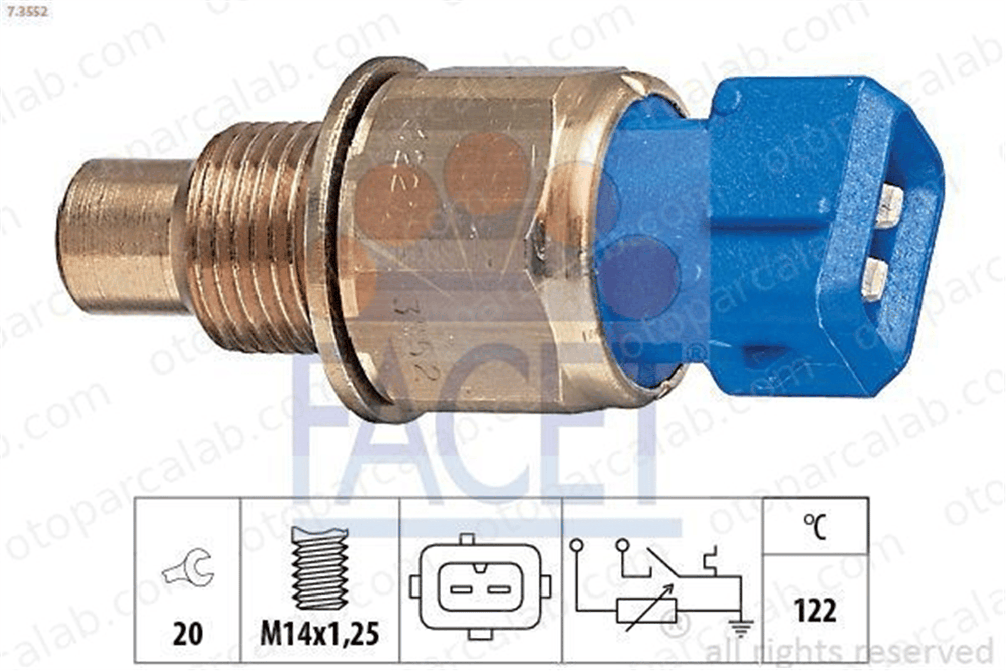 BITAPART BPE372051 Hararet Müşürü CITROËN BERLINGO / BERLINGO FIRST Kasa/büyük limuzin BERLINGO / BERLINGO FIRST MPV 133886 9624350280