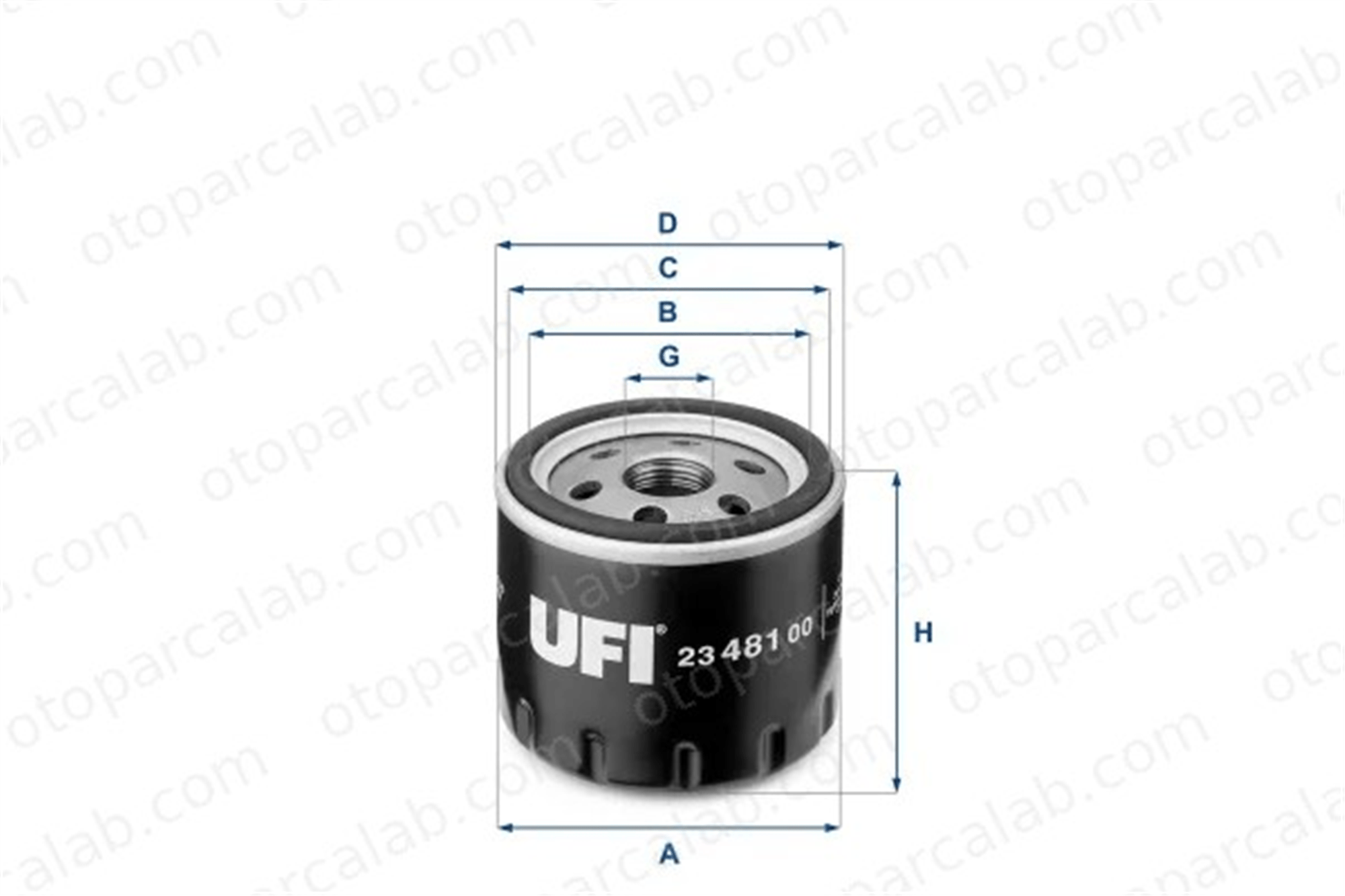 BITAPART BRE260071 Yağ Filtresi RENAULT MEGANE III Coupe KANGOO Express 8200768927 68439517AA