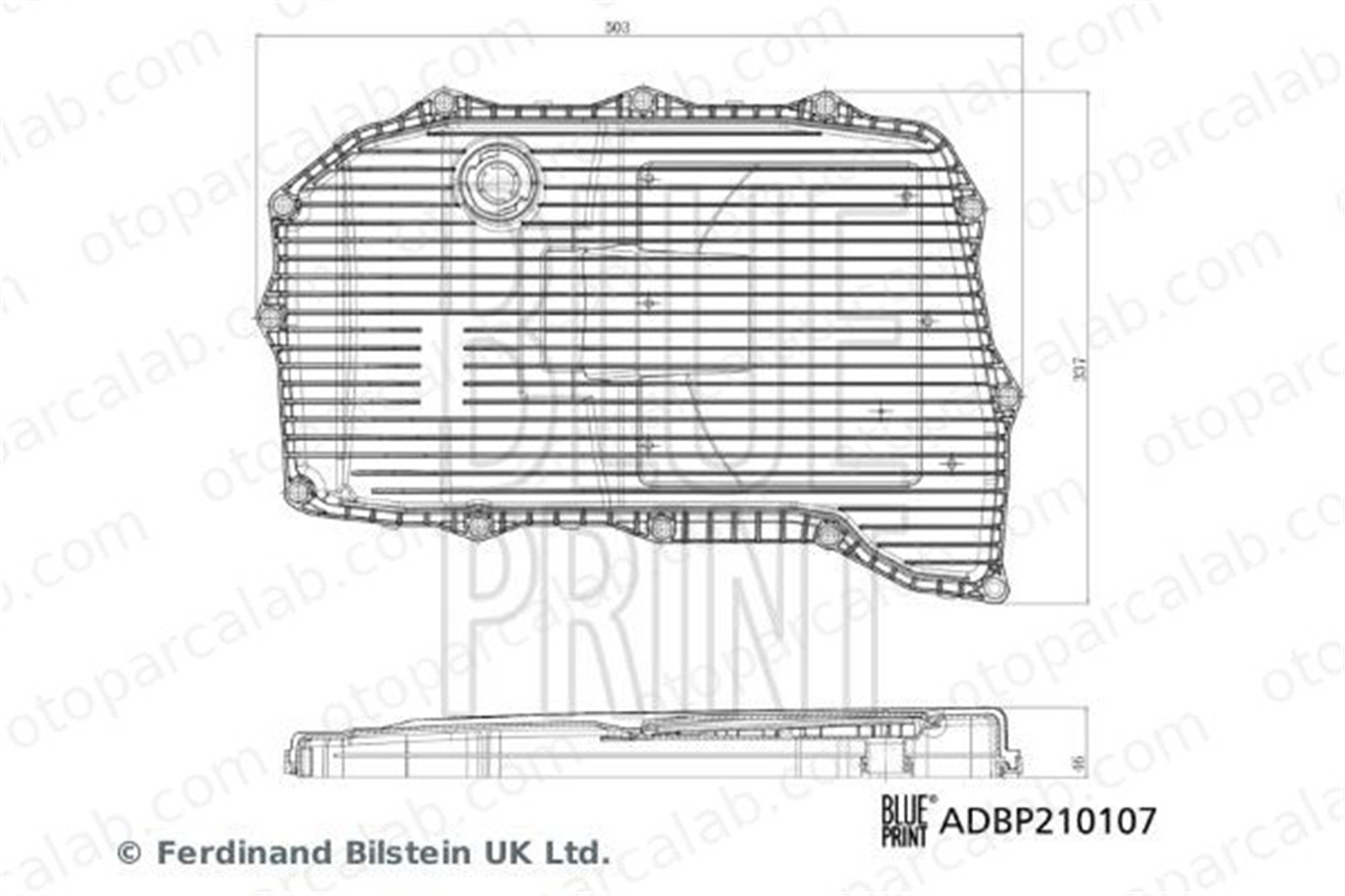 BLUE PRINT ADBP210107 Motor Yağ Karteri AUDI A4 B9 Avant A4 B9 D5398009 0D5398009