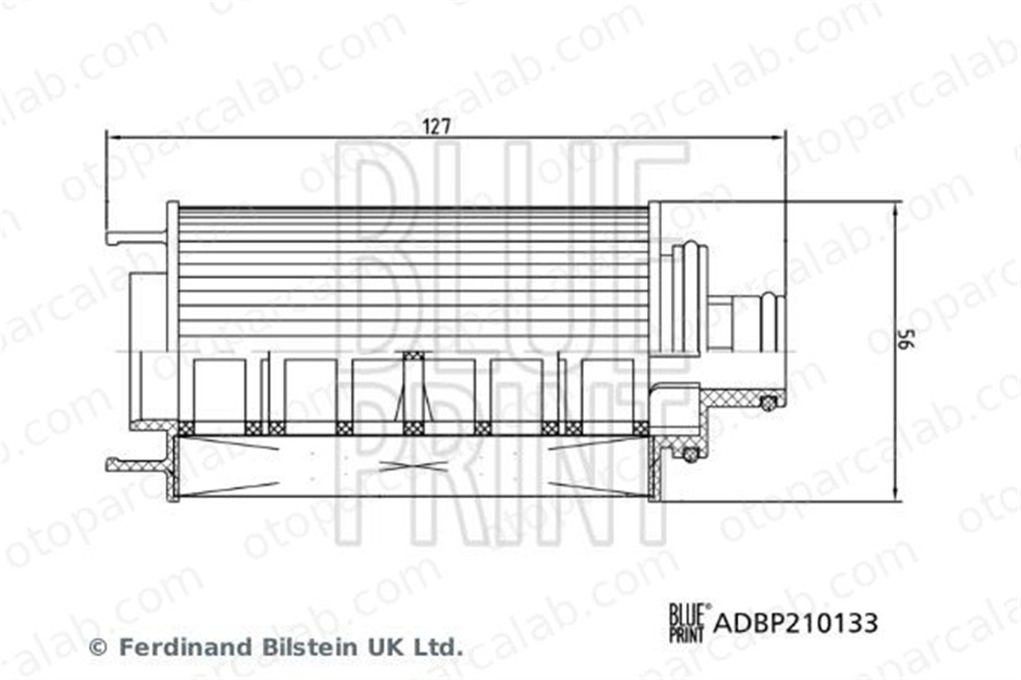 BLUE PRINT ADBP210133 Yağ Filtresi CHERY OMODA 5 | FX | OMODA C5 TIGGO 7 PLUS | TIGGO 7 PRO 10105963 F4J161012030