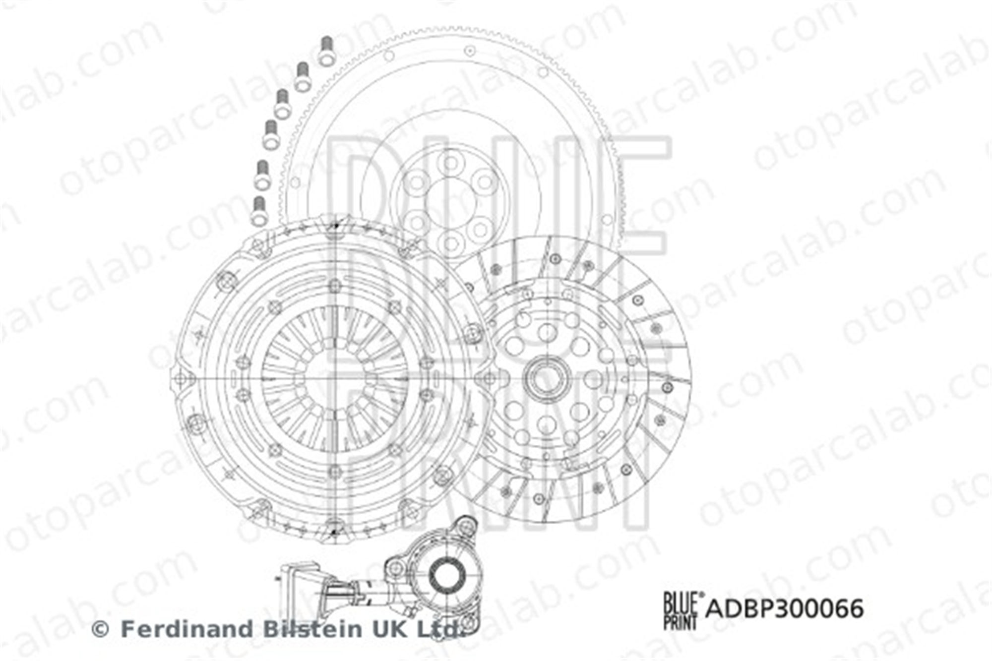 BLUE PRINT ADBP300066 Debriyaj Seti CITROËN C3 PICASSO C4 II 532T4 0532.T4