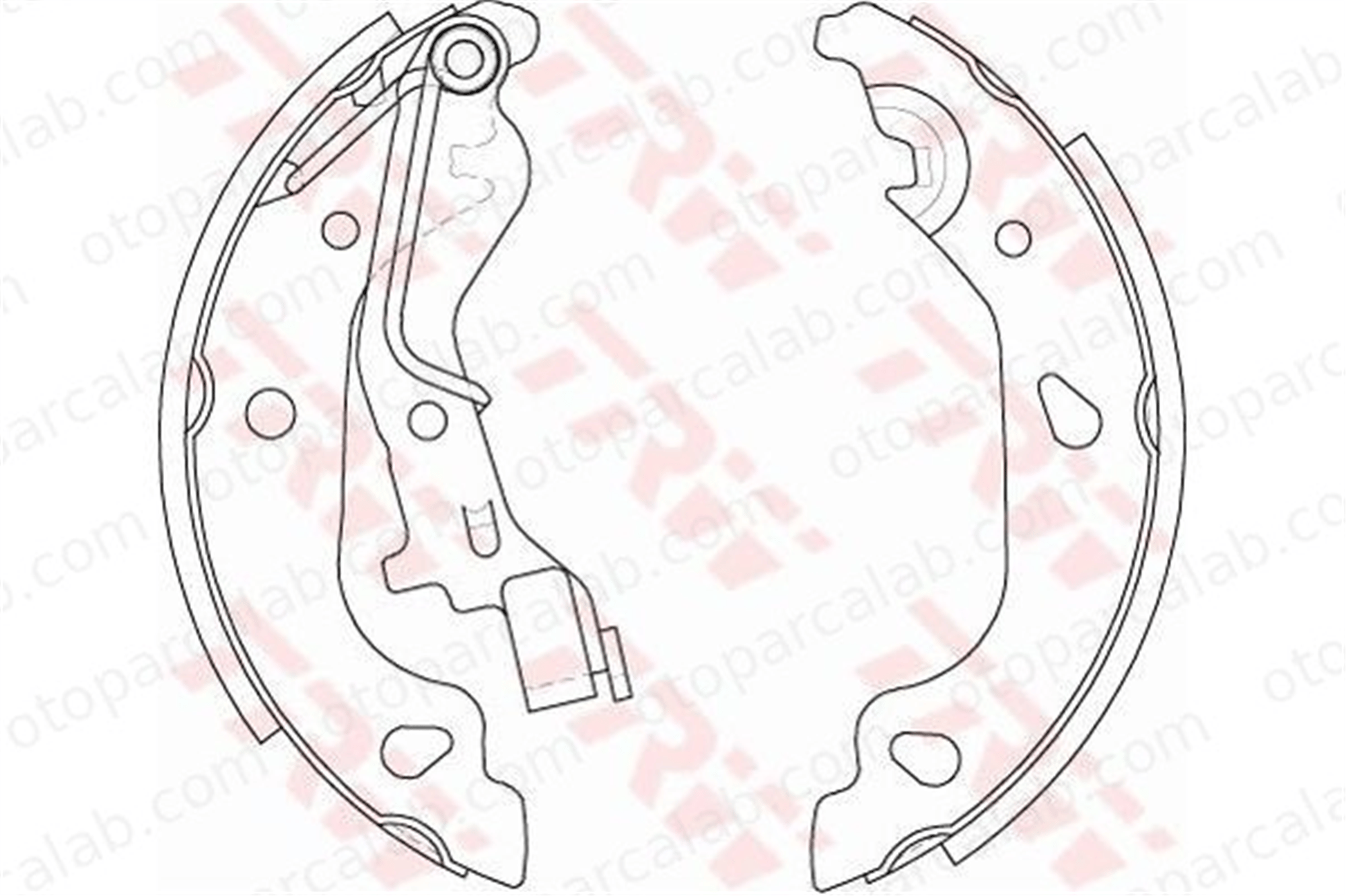 BLUE PRINT ADBP410100 Fren Pabuçlu Balata Arka FIAT PUNTO PUNTO Kasa/eğik arka 71739597 77362296