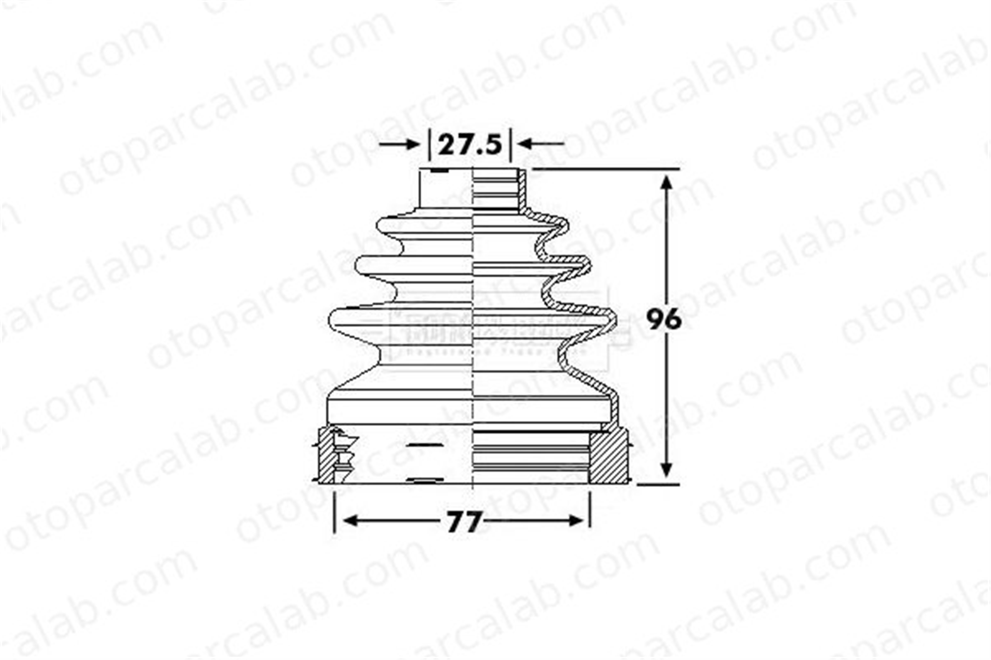 BLUE PRINT ADBP810175 Aks Körüğü Ön İç Sağ veya Sol NISSAN NV400 Panelvan/Van NV400 Platform şasi 397411679RSK1 6000617254