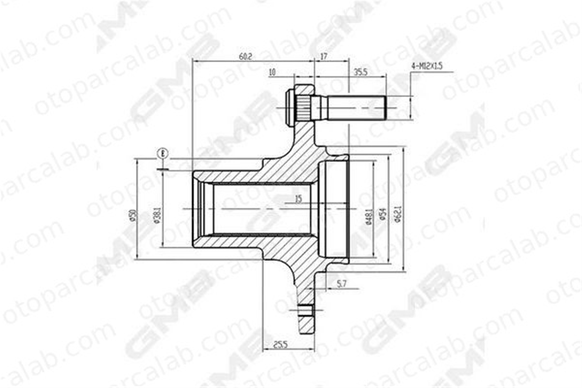 BLUE PRINT ADBP820095 Porya Ön Sağ veya Sol HYUNDAI ACCENT IV Sedan i20 I 517501J000 517501S000