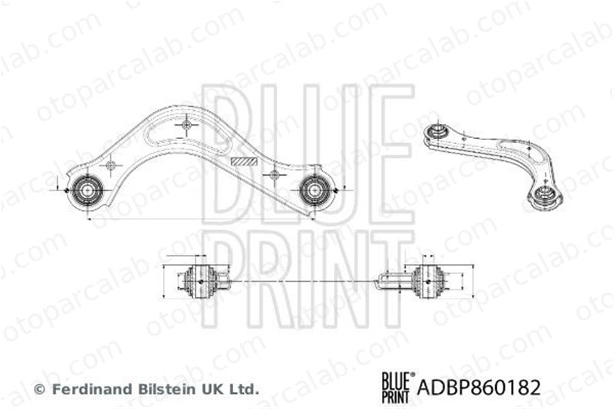 BLUE PRINT ADBP860182 Salıncak Arka Üst Sağ HYUNDAI KONA KIA SELTOS 55121J9500